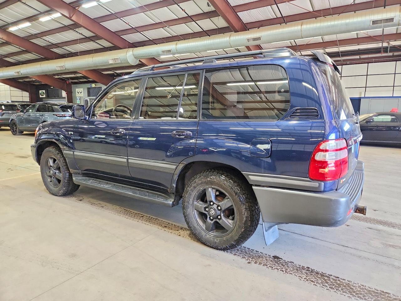 2003 Toyota Land Cruiser Base Blue vin: JTEHT05J332030285