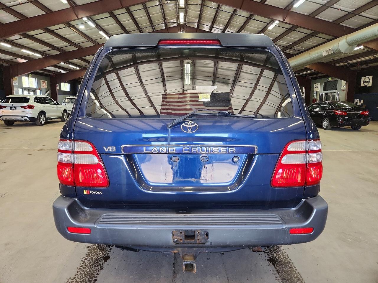 2003 Toyota Land Cruiser Base Blue vin: JTEHT05J332030285