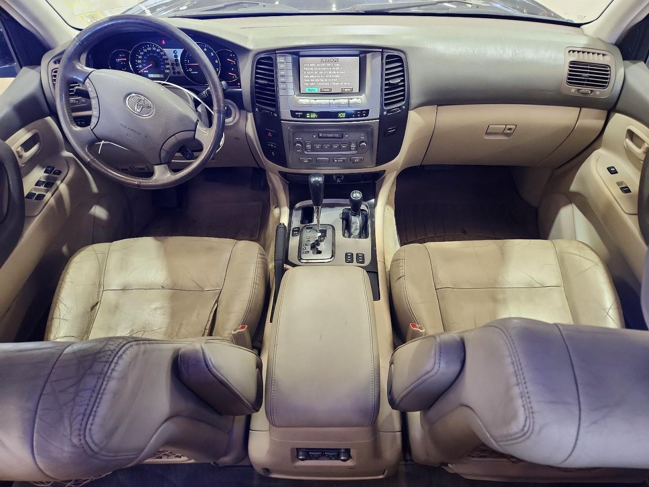 2003 Toyota Land Cruiser Base Blue vin: JTEHT05J332030285