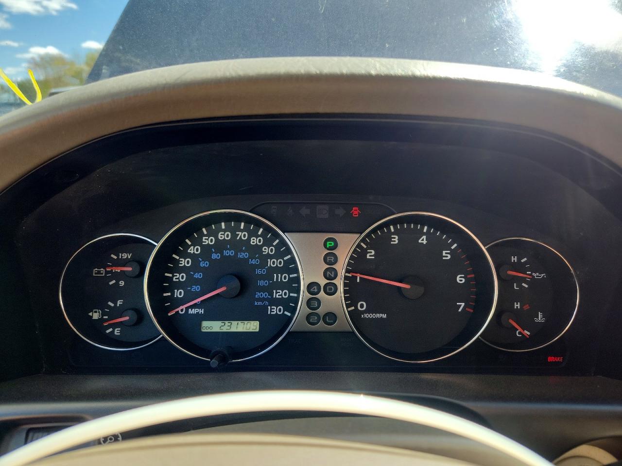 2003 Toyota Land Cruiser Base Blue vin: JTEHT05J332030285