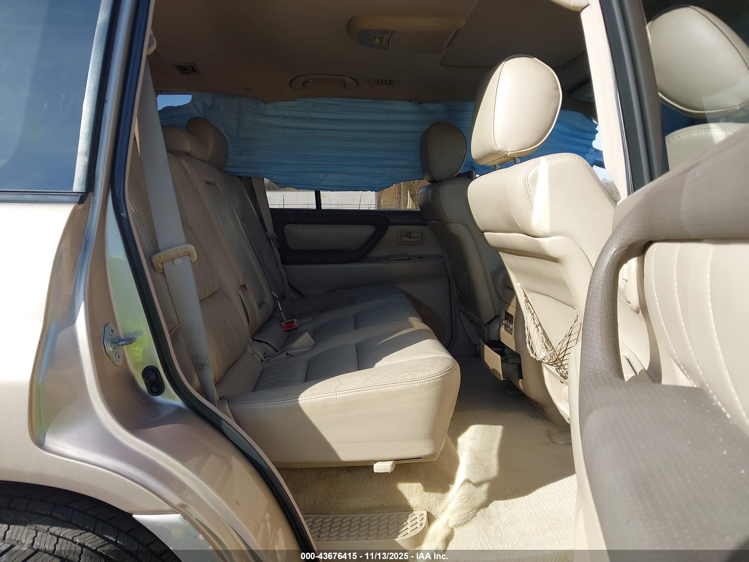 2003 Toyota Land Cruiser   Tan vin: JTEHT05J332039004