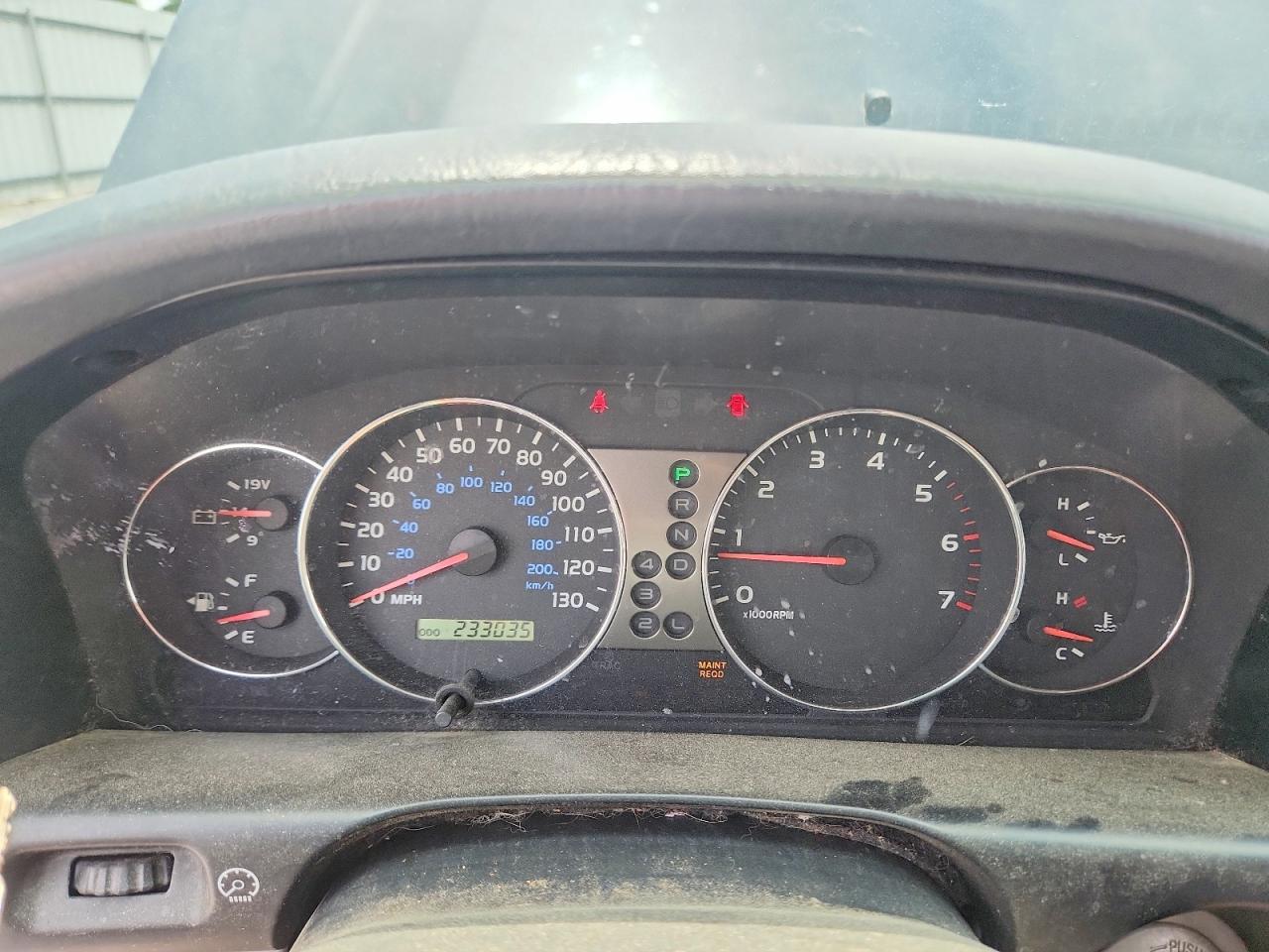 2003 Toyota Land Cruiser Base Black vin: JTEHT05J332041271