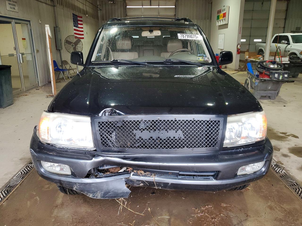 2006 Toyota Land Cruiser Base Black vin: JTEHT05J362086845