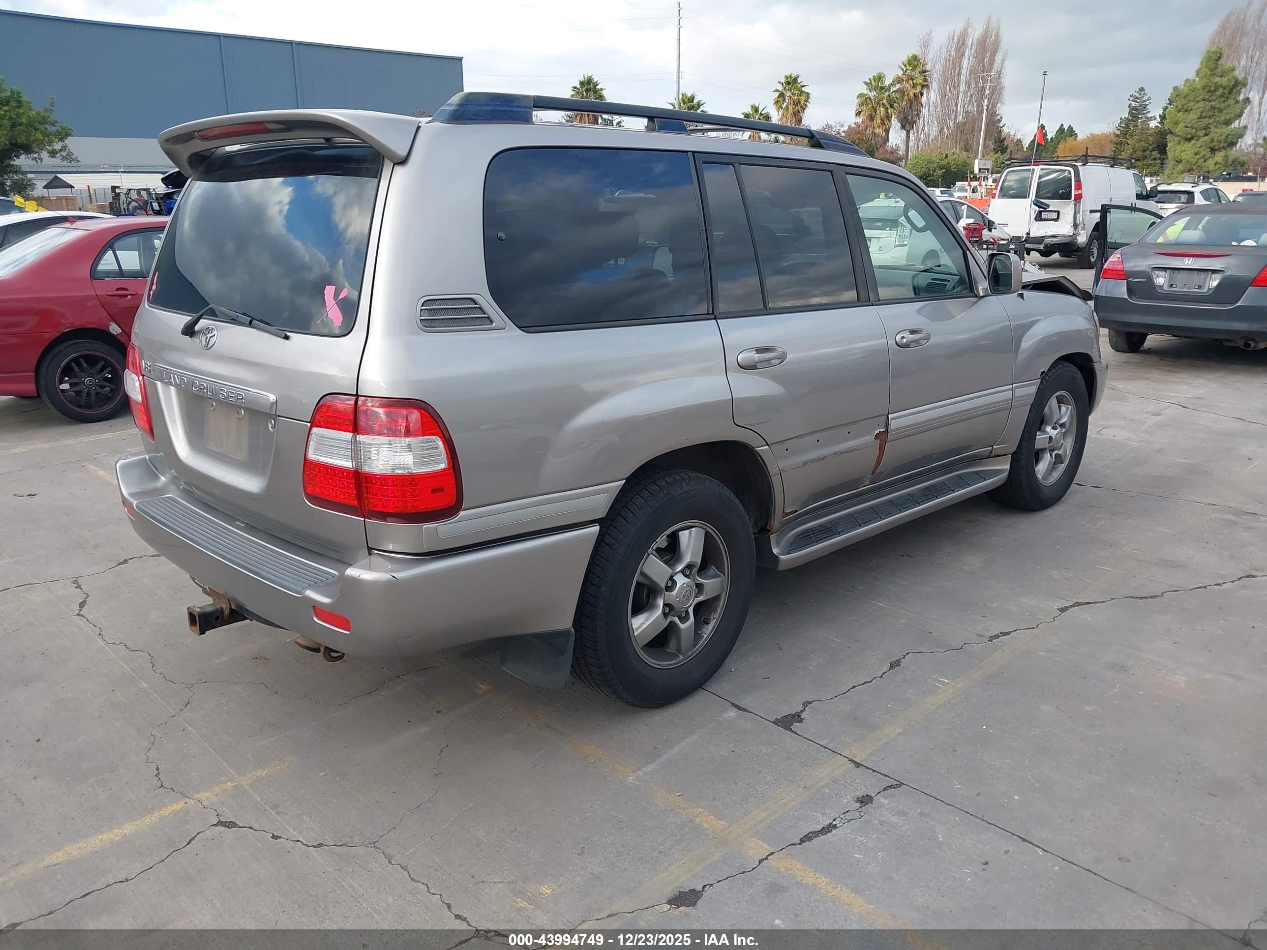 2006 Toyota Land Cruiser V8 Серый vin: JTEHT05J362089969