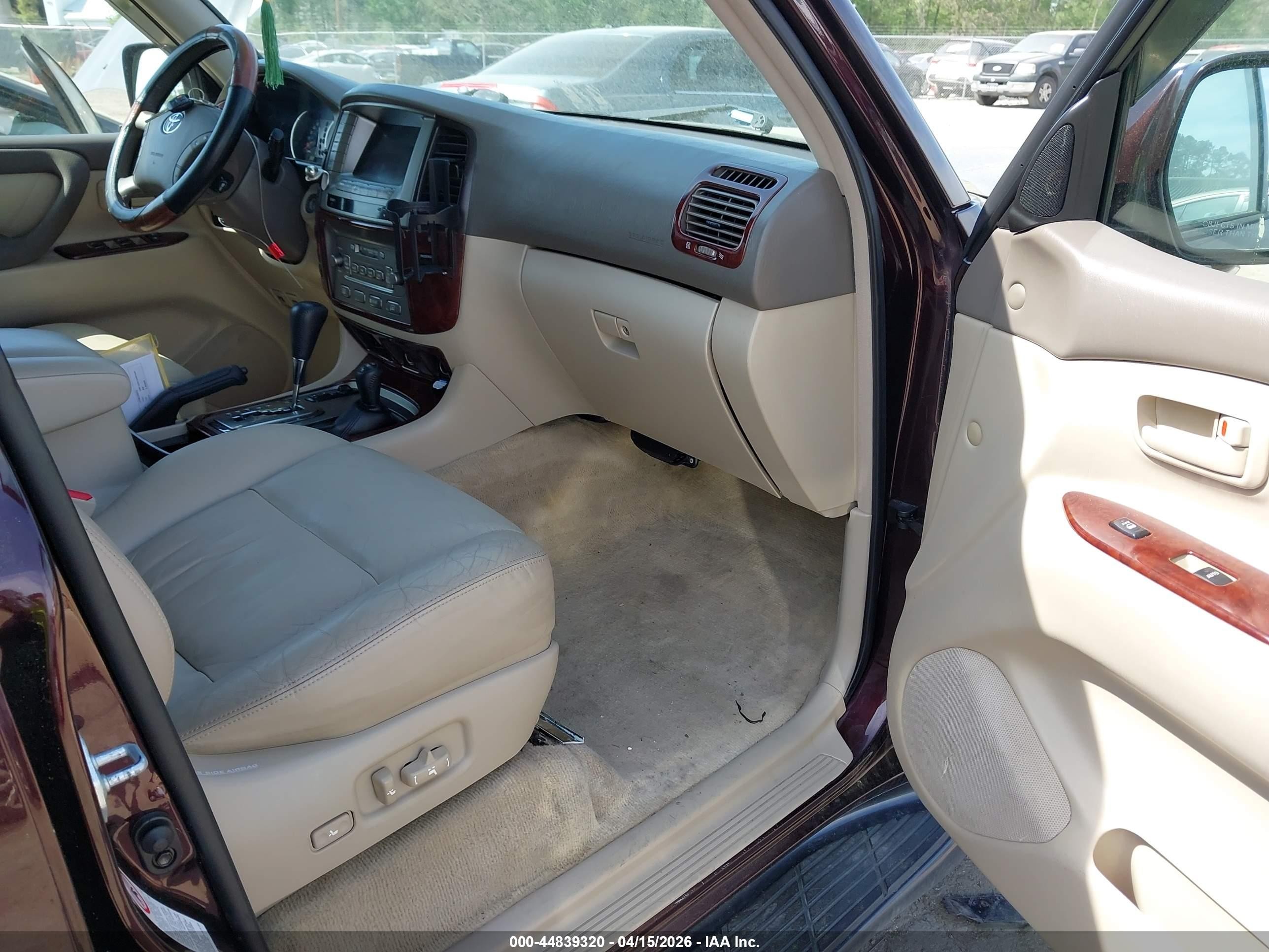 2006 Toyota Land Cruiser V8 Purple vin: JTEHT05J362097943