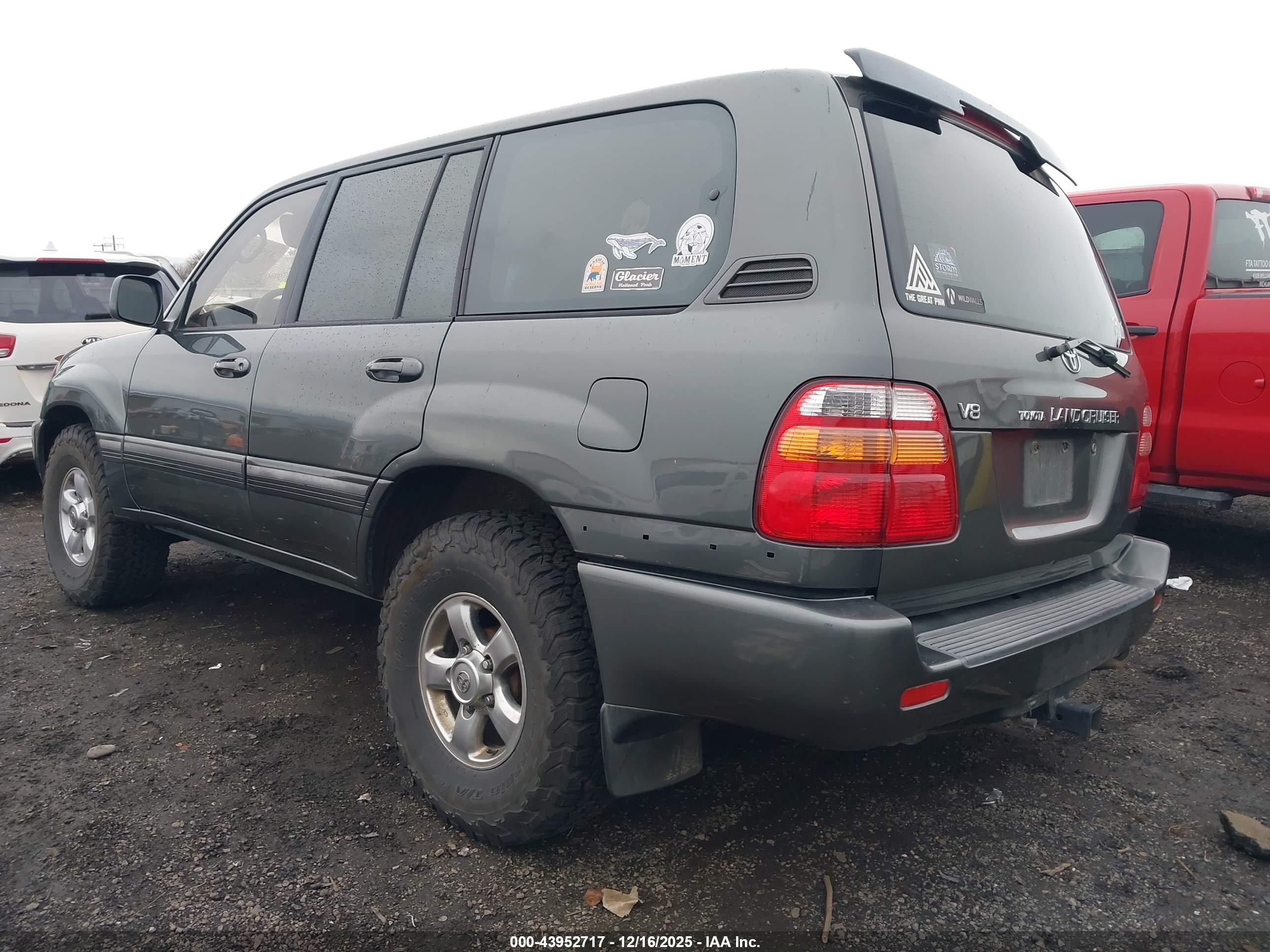 2001 Toyota Land Cruiser   Green vin: JTEHT05J412011838