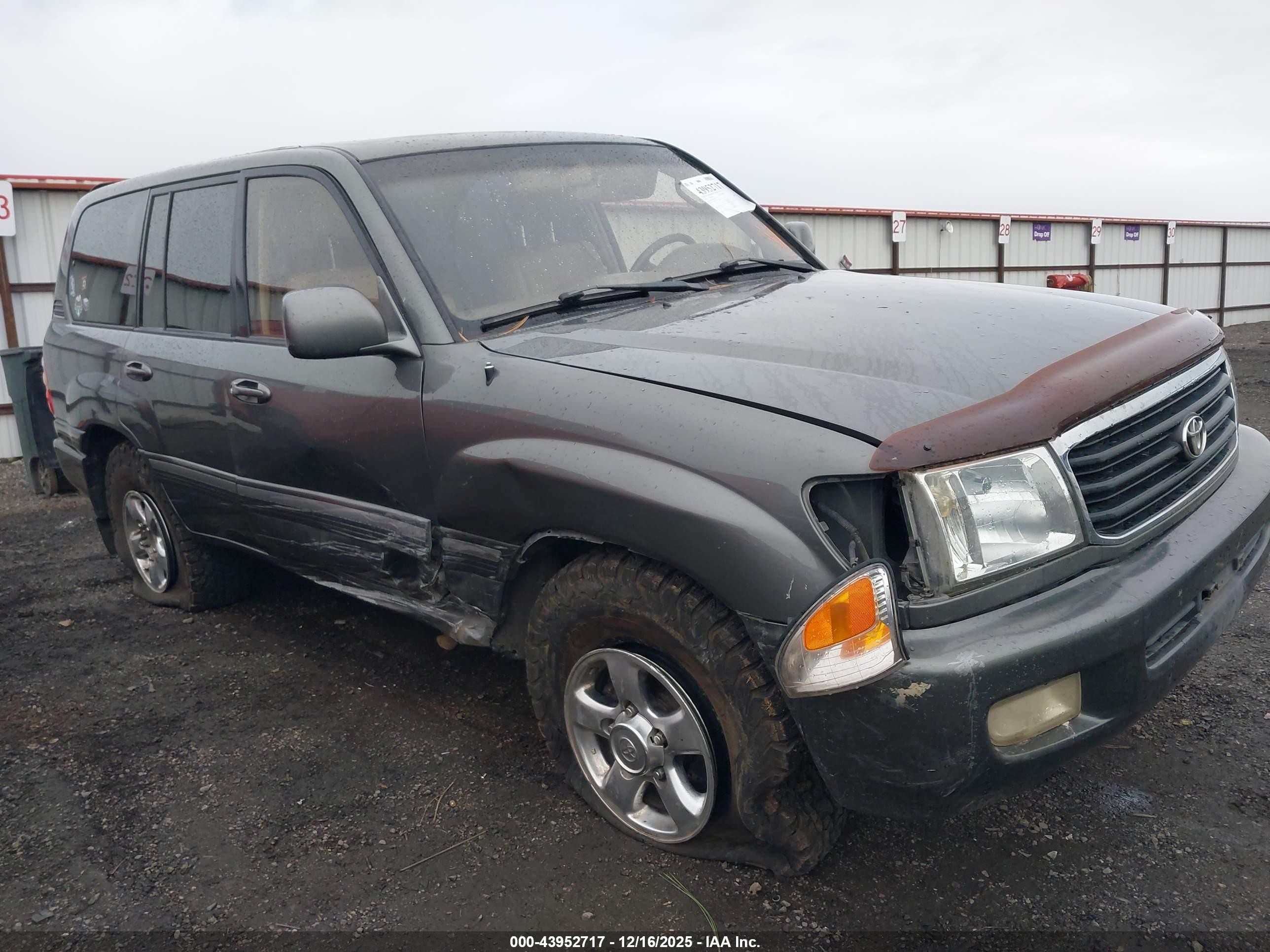 2001 Toyota Land Cruiser   Green vin: JTEHT05J412011838