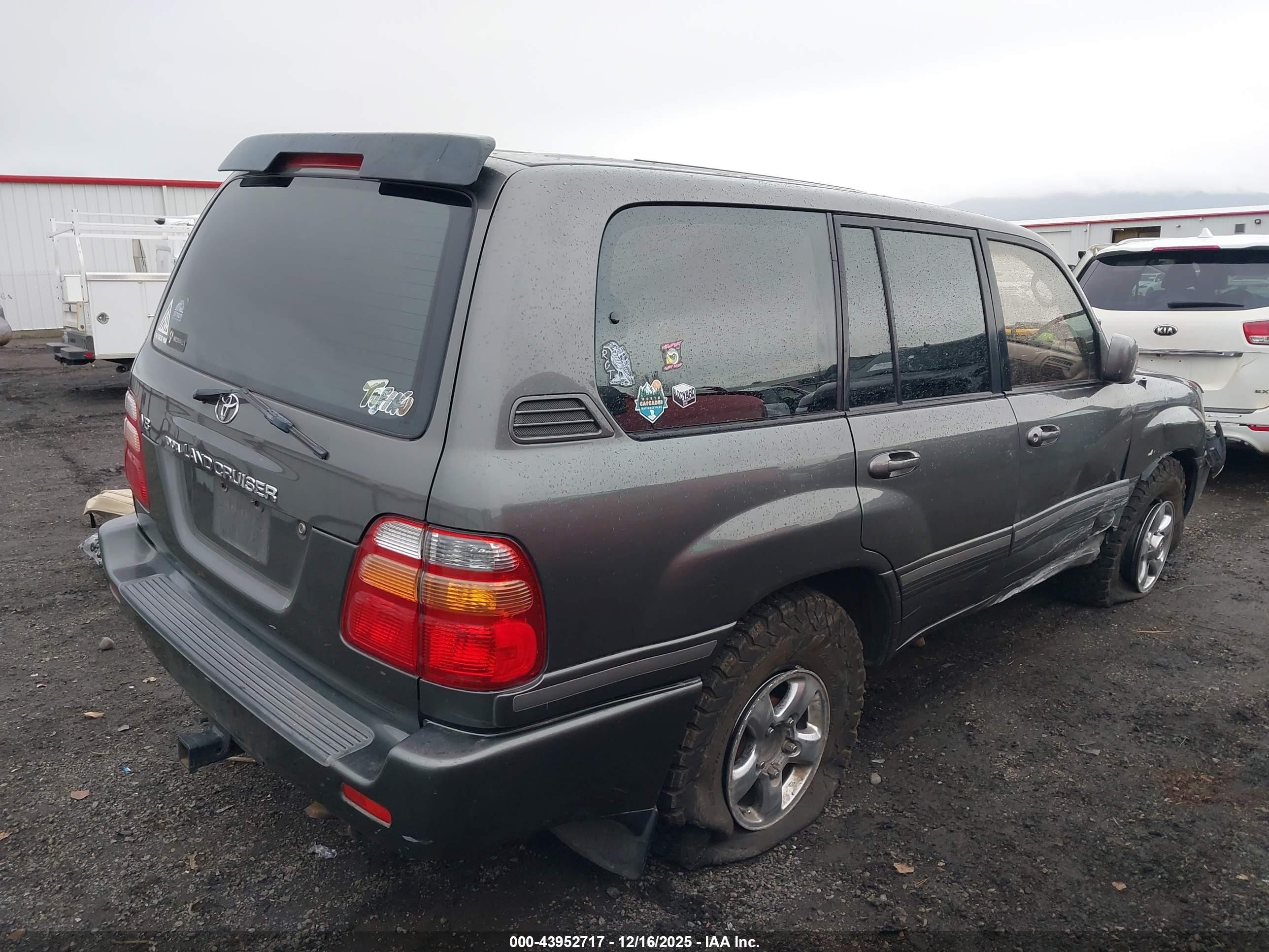 2001 Toyota Land Cruiser   Green vin: JTEHT05J412011838