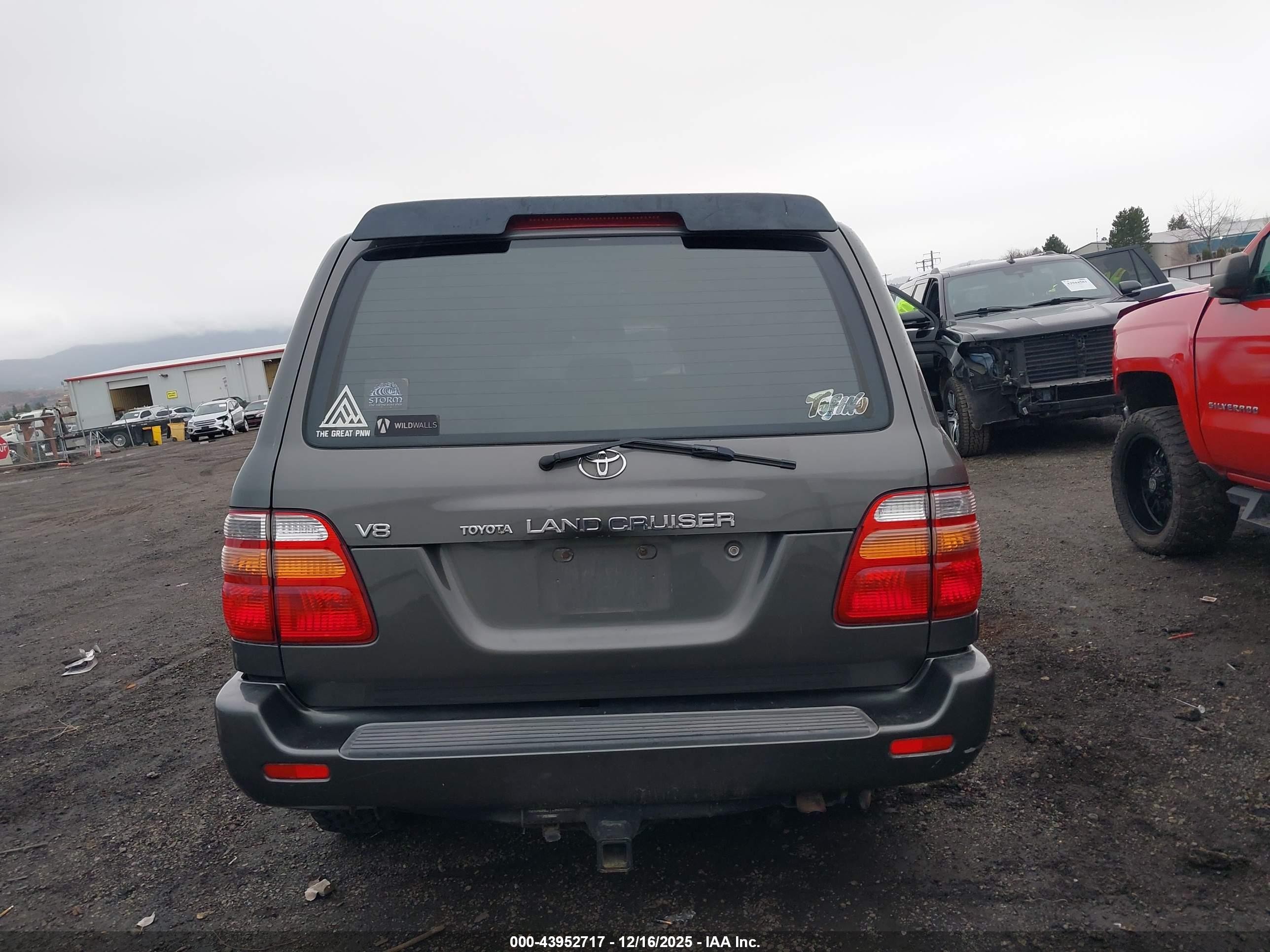 2001 Toyota Land Cruiser   Green vin: JTEHT05J412011838
