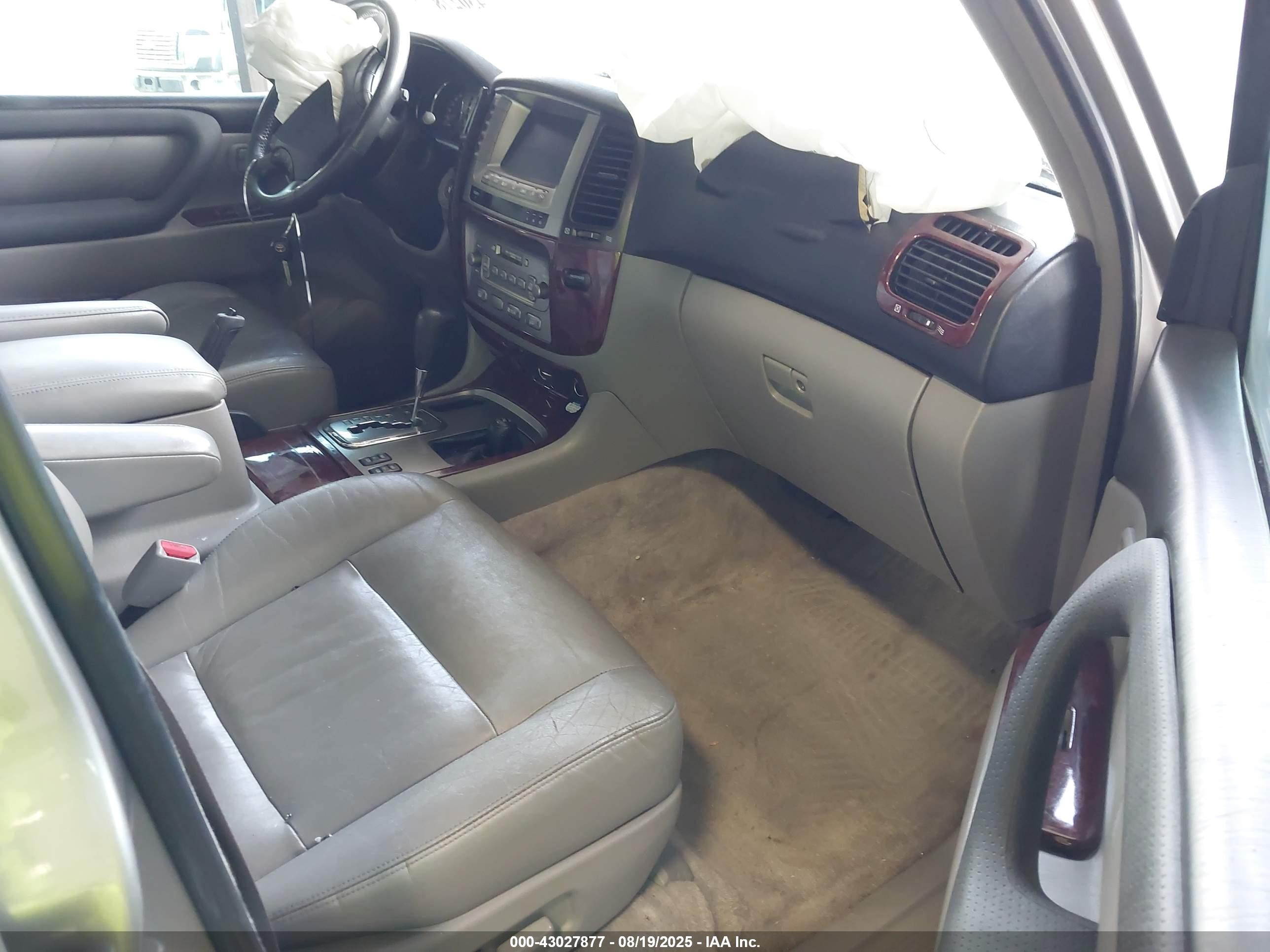 2004 Toyota Land Cruiser   Gray vin: JTEHT05J442057691