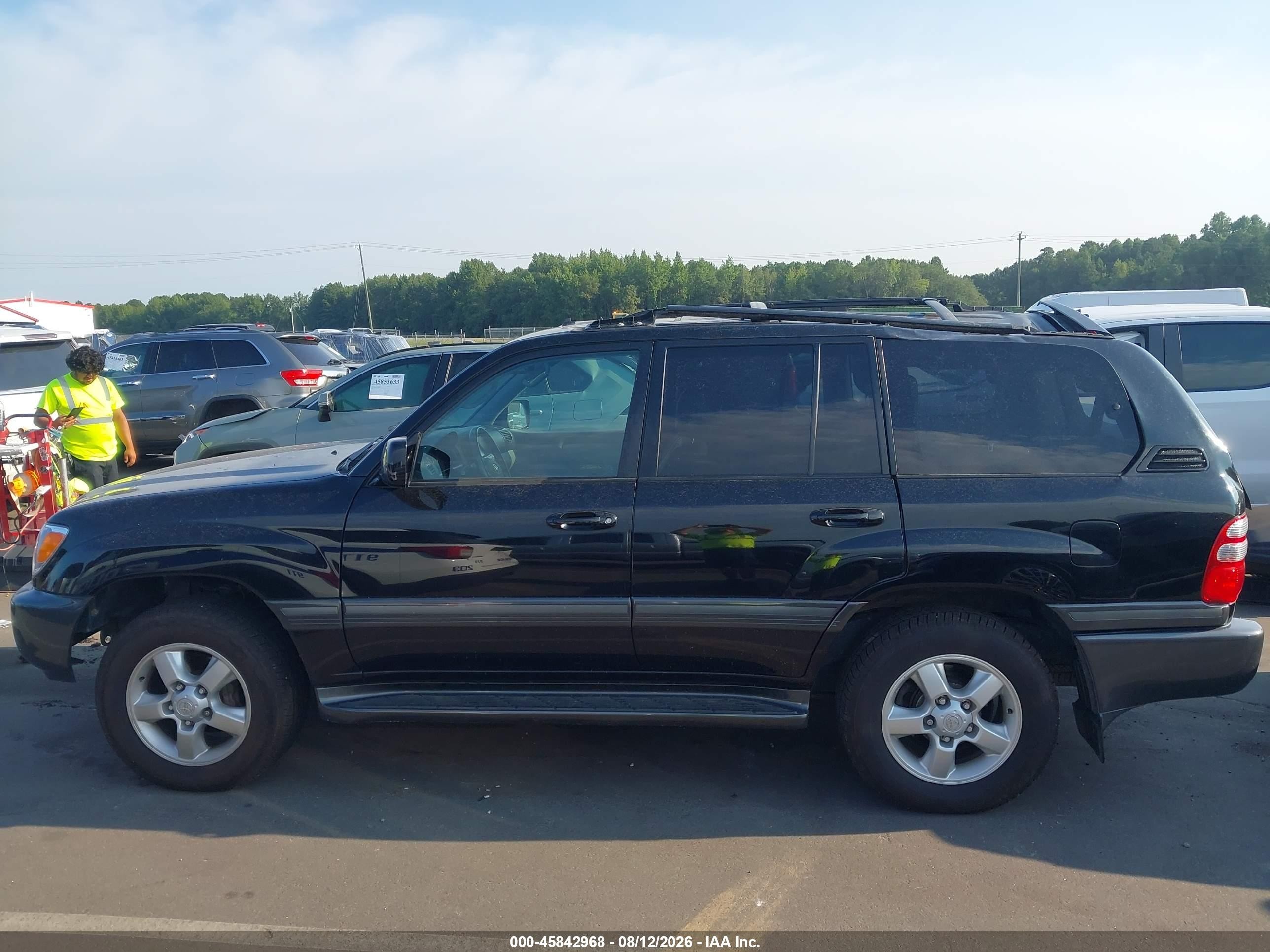 2004 Toyota Land Cruiser   Black vin: JTEHT05J442064303