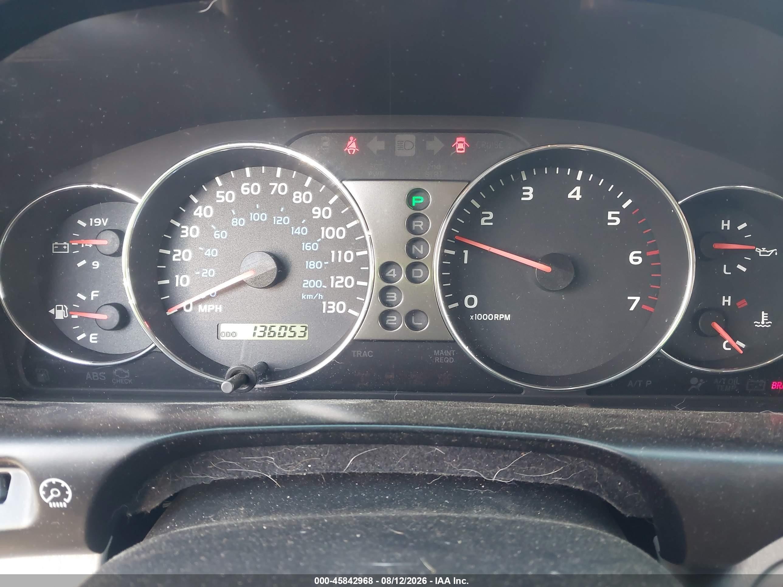 2004 Toyota Land Cruiser   Black vin: JTEHT05J442064303