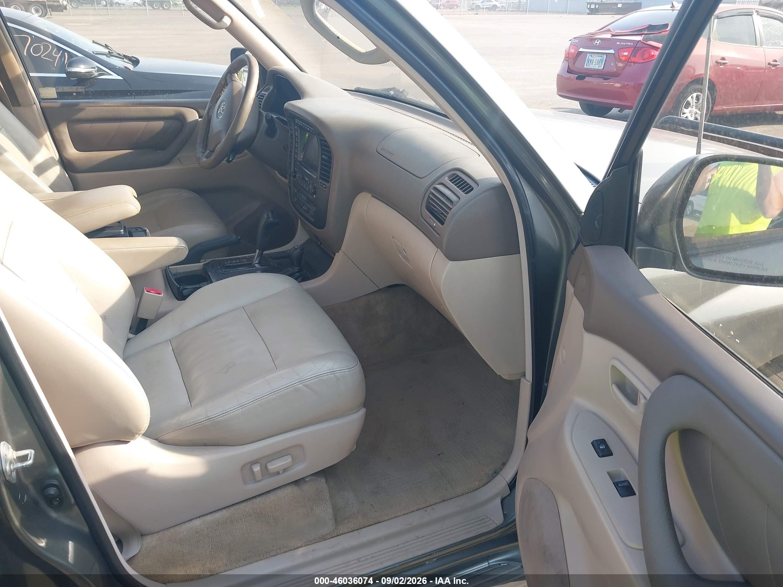 2002 Toyota Land Cruiser   Gray vin: JTEHT05J522021716