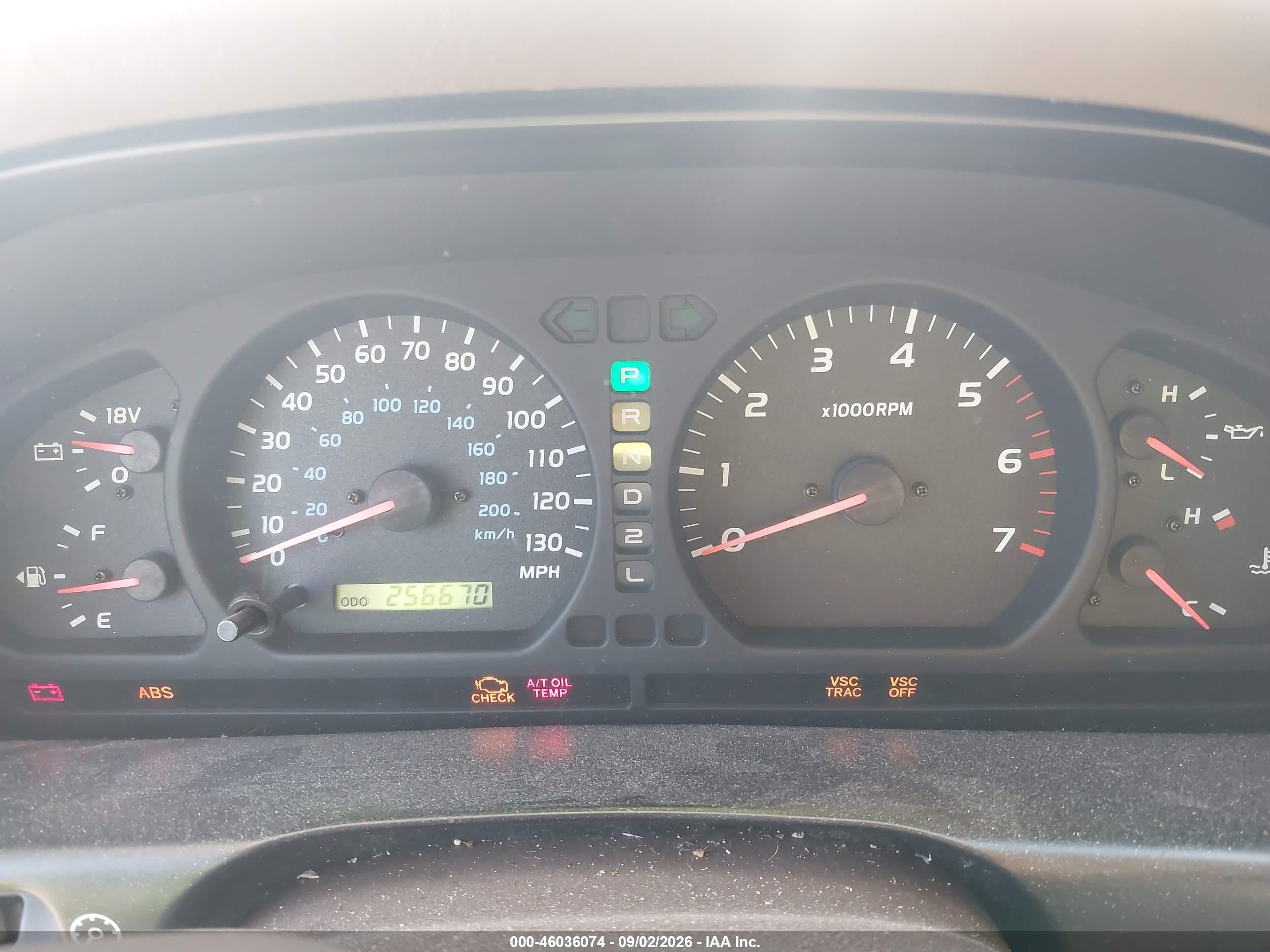 2002 Toyota Land Cruiser   Gray vin: JTEHT05J522021716