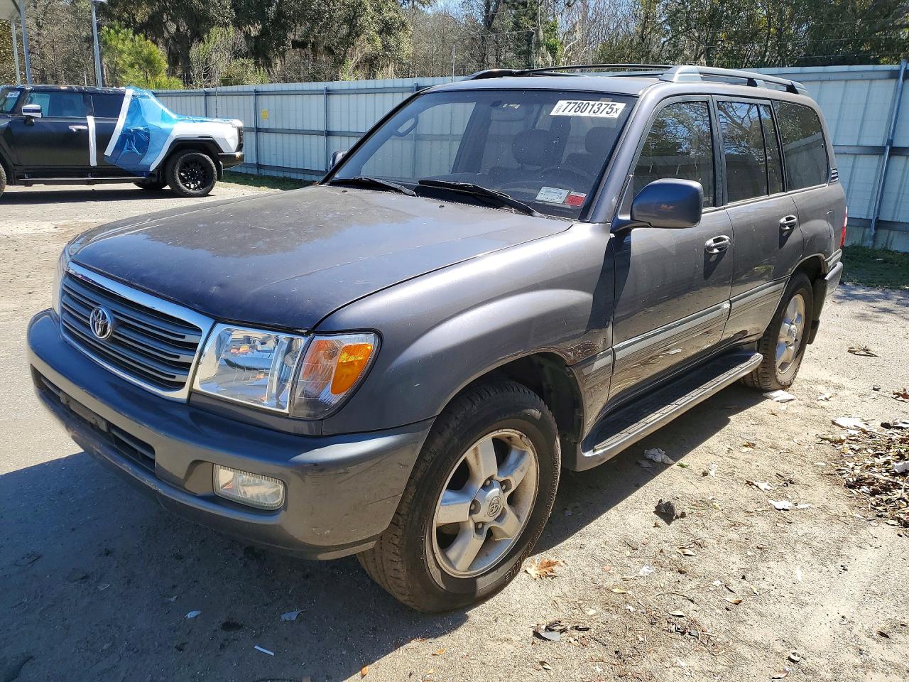 2003 Toyota Land Cruiser Gray vin: JTEHT05J532034032