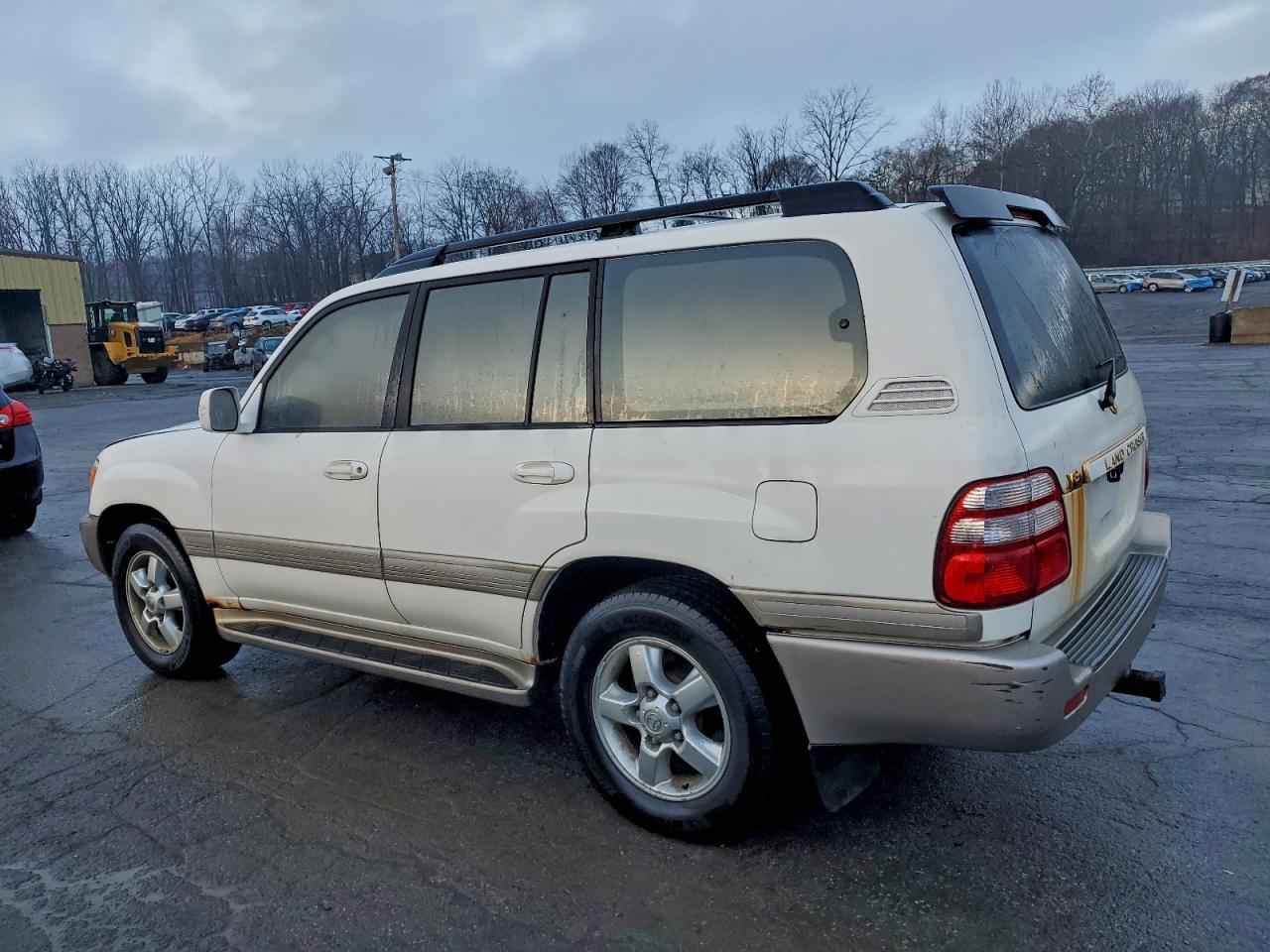 2003 Toyota Land Cruiser White vin: JTEHT05J532039392