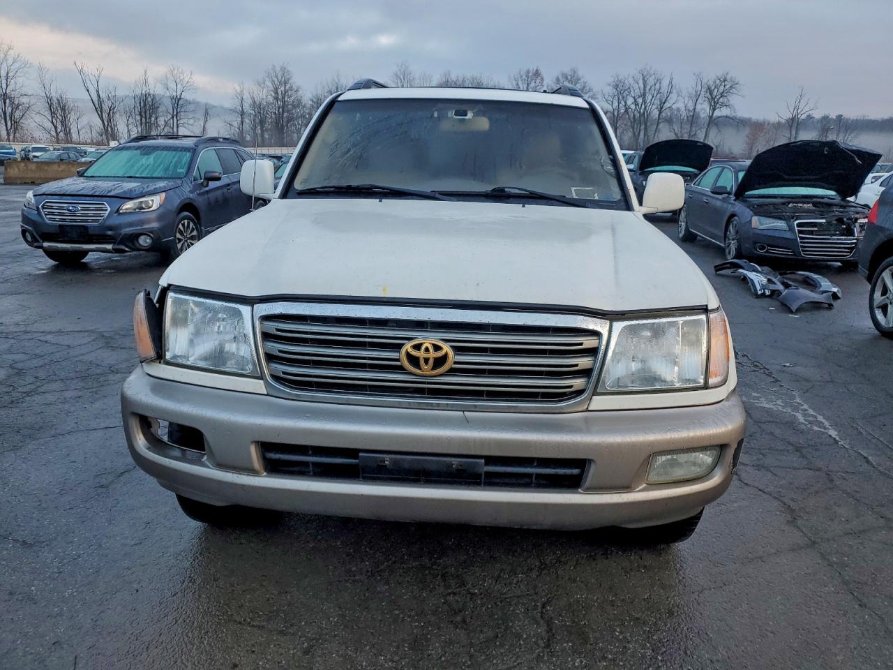 2003 Toyota Land Cruiser White vin: JTEHT05J532039392
