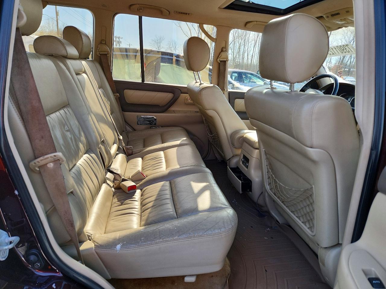 2003 Toyota Land Cruiser Maroon vin: JTEHT05J532041370