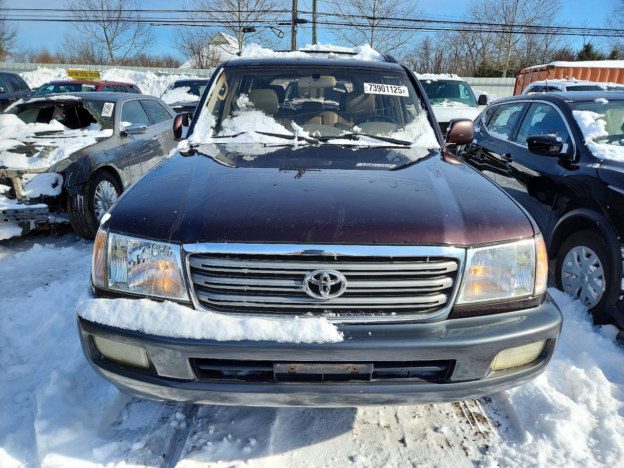 2003 Toyota Land Cruiser Maroon vin: JTEHT05J532041370