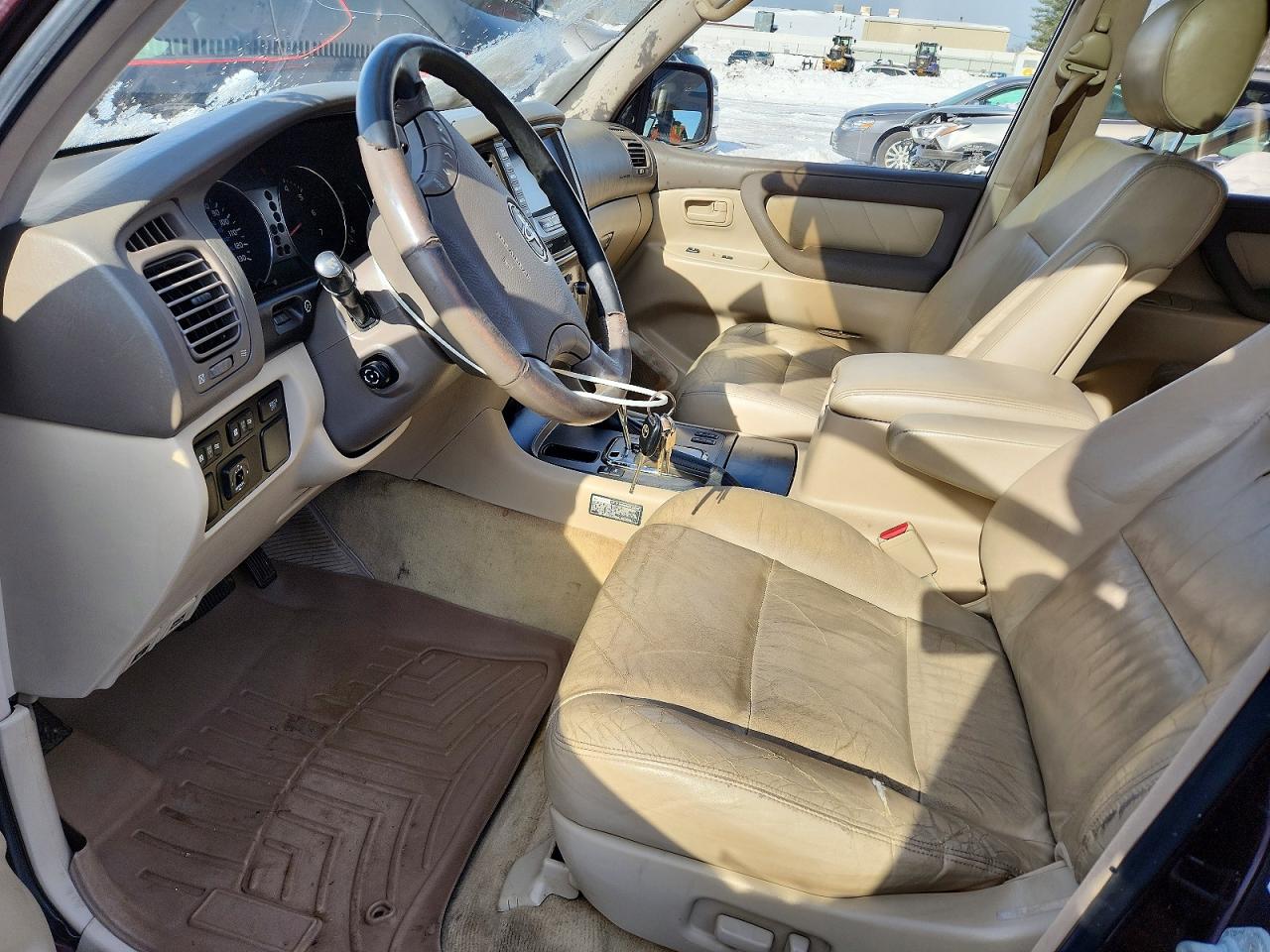 2003 Toyota Land Cruiser Maroon vin: JTEHT05J532041370