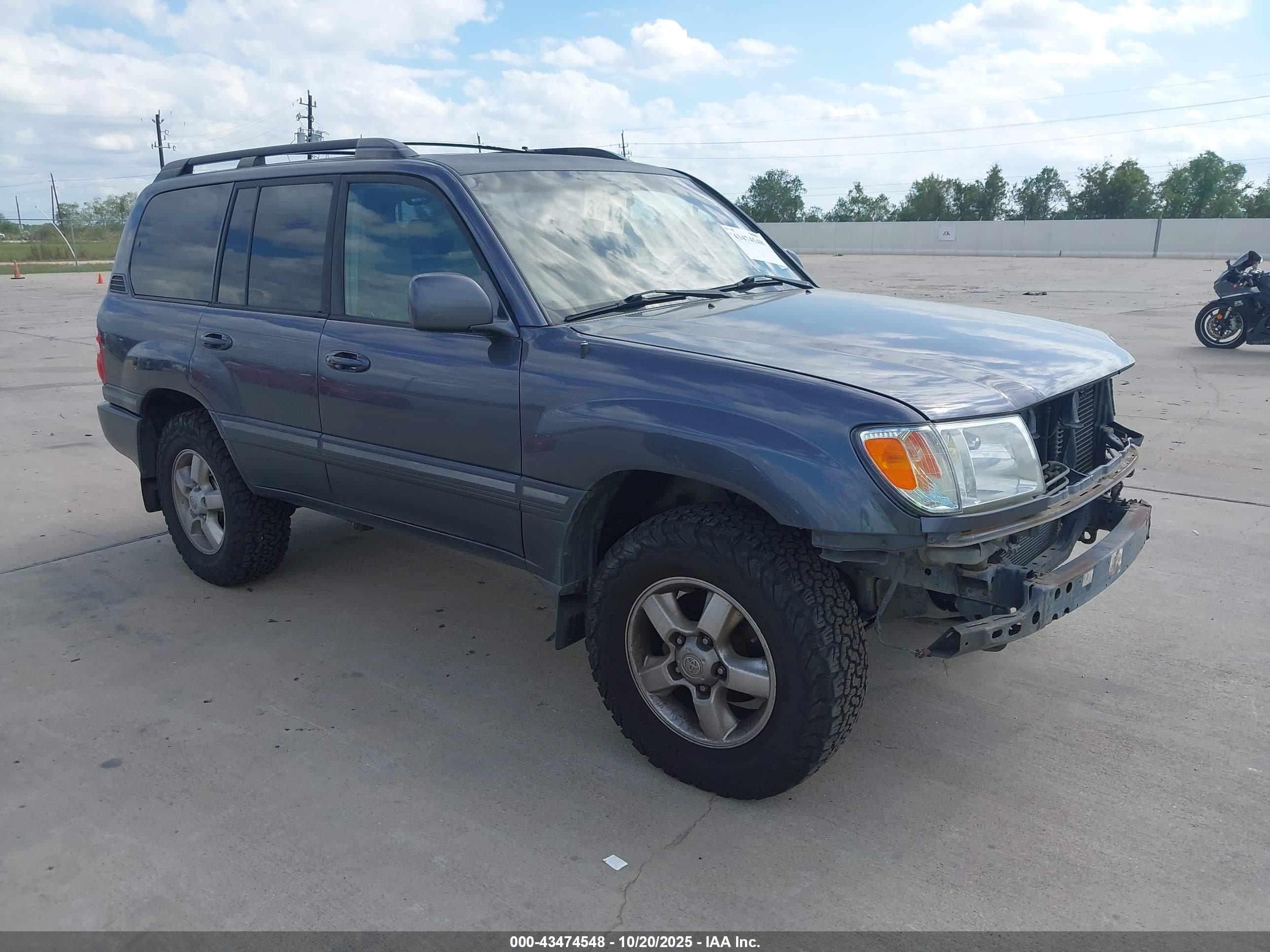 2005 Toyota Land Cruiser V8 Gray vin: JTEHT05J552070760