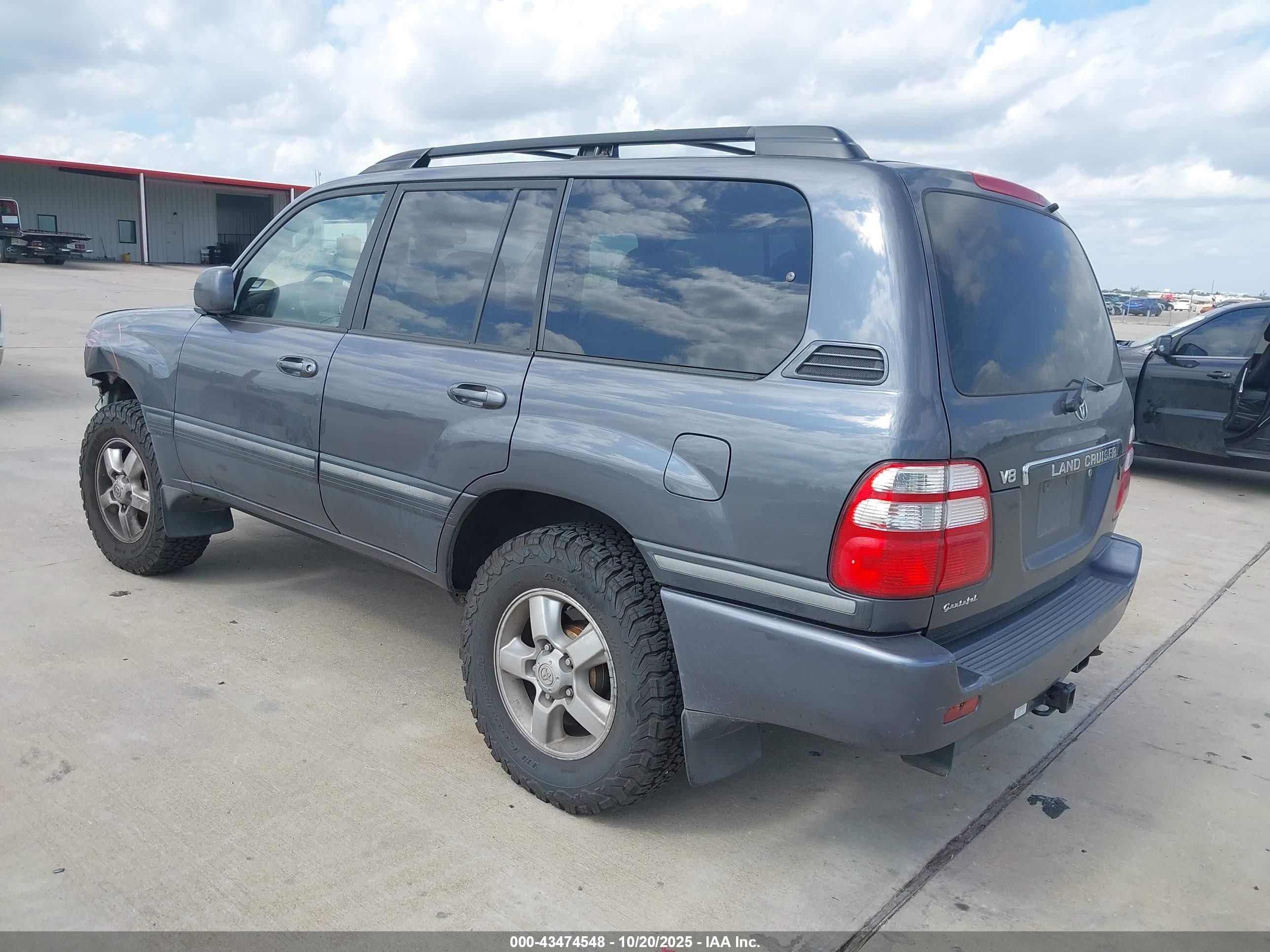 2005 Toyota Land Cruiser V8 Gray vin: JTEHT05J552070760