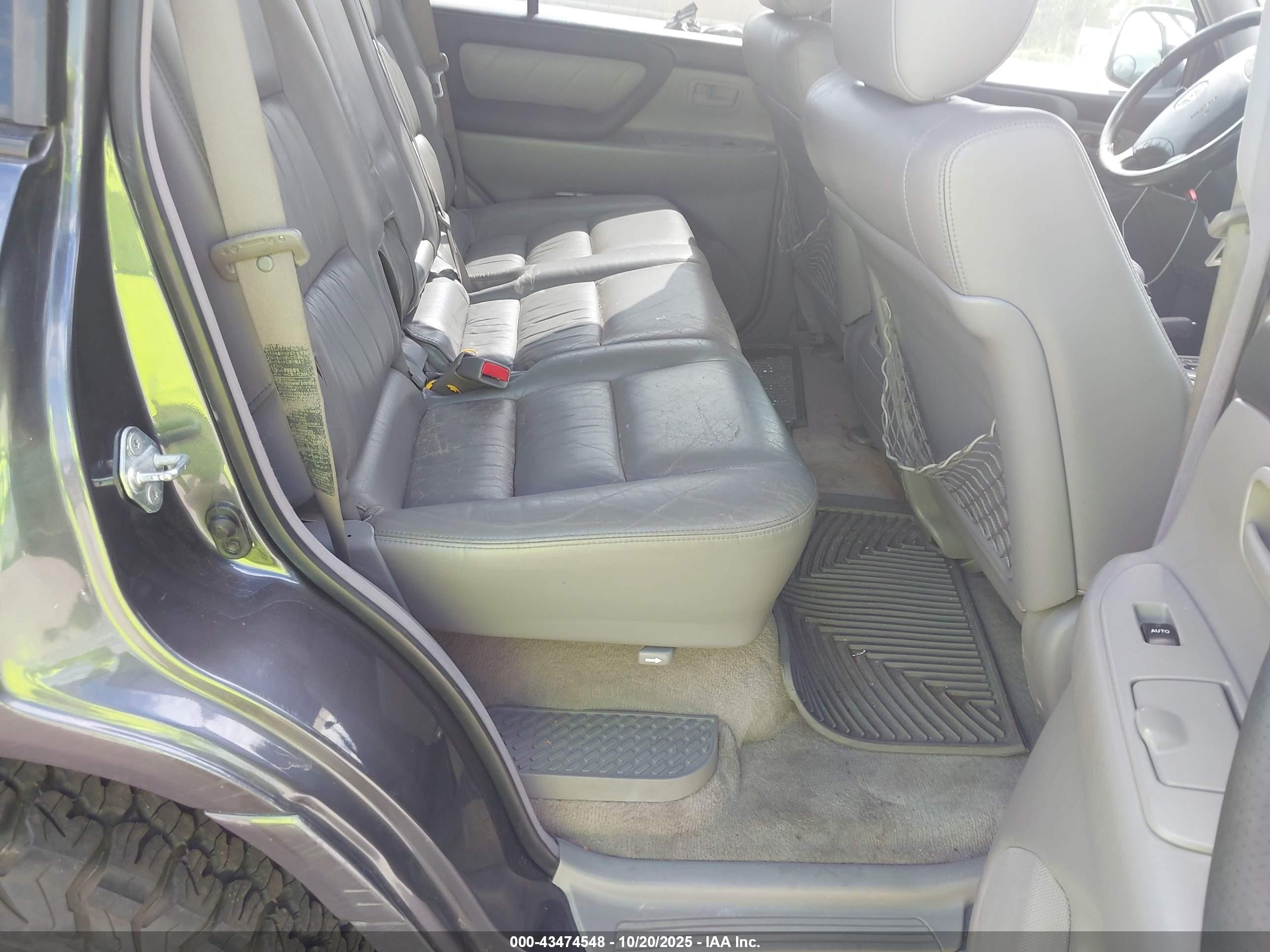 2005 Toyota Land Cruiser V8 Gray vin: JTEHT05J552070760