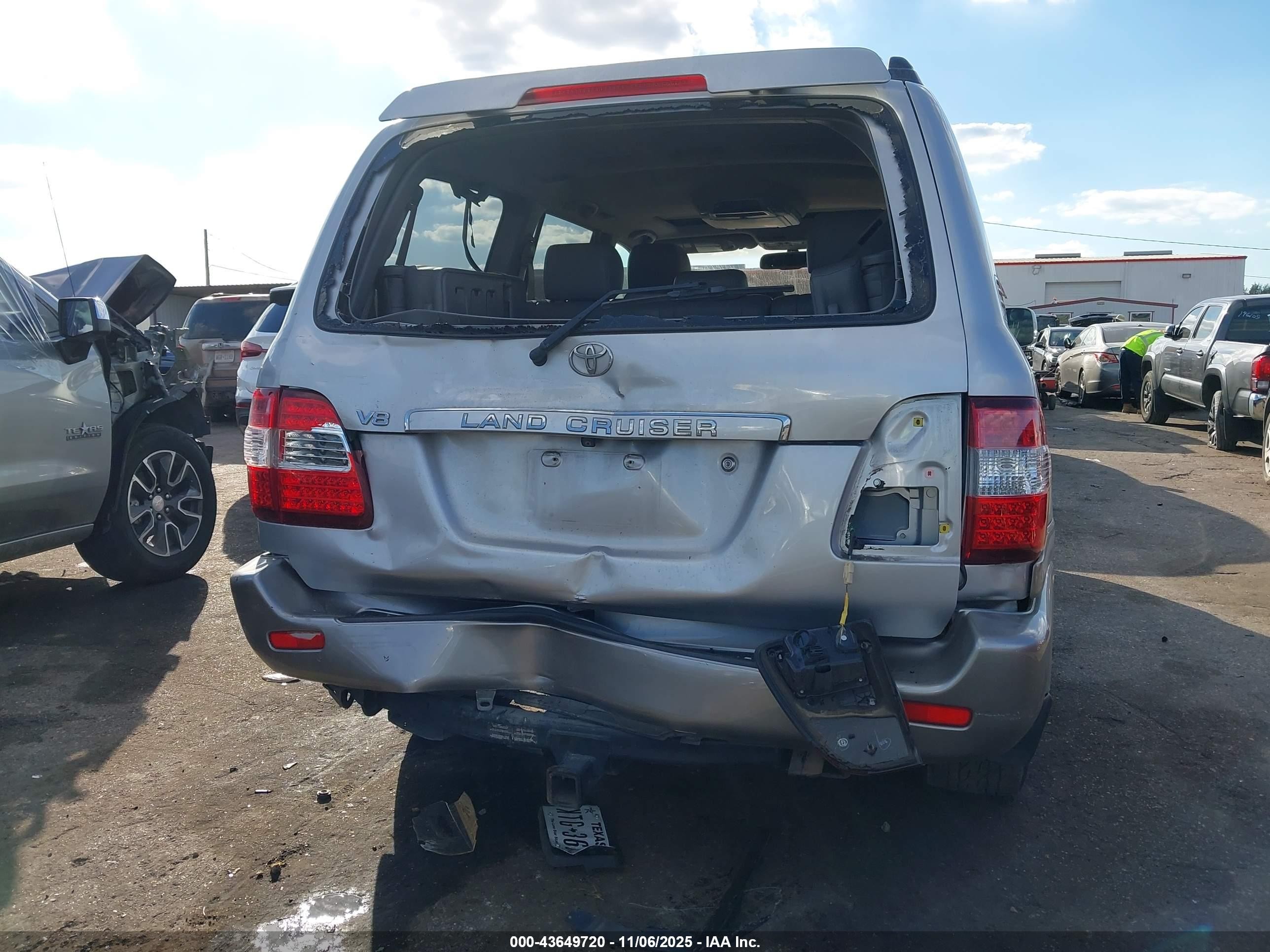 2006 Toyota Land Cruiser V8 Silver vin: JTEHT05J562088774