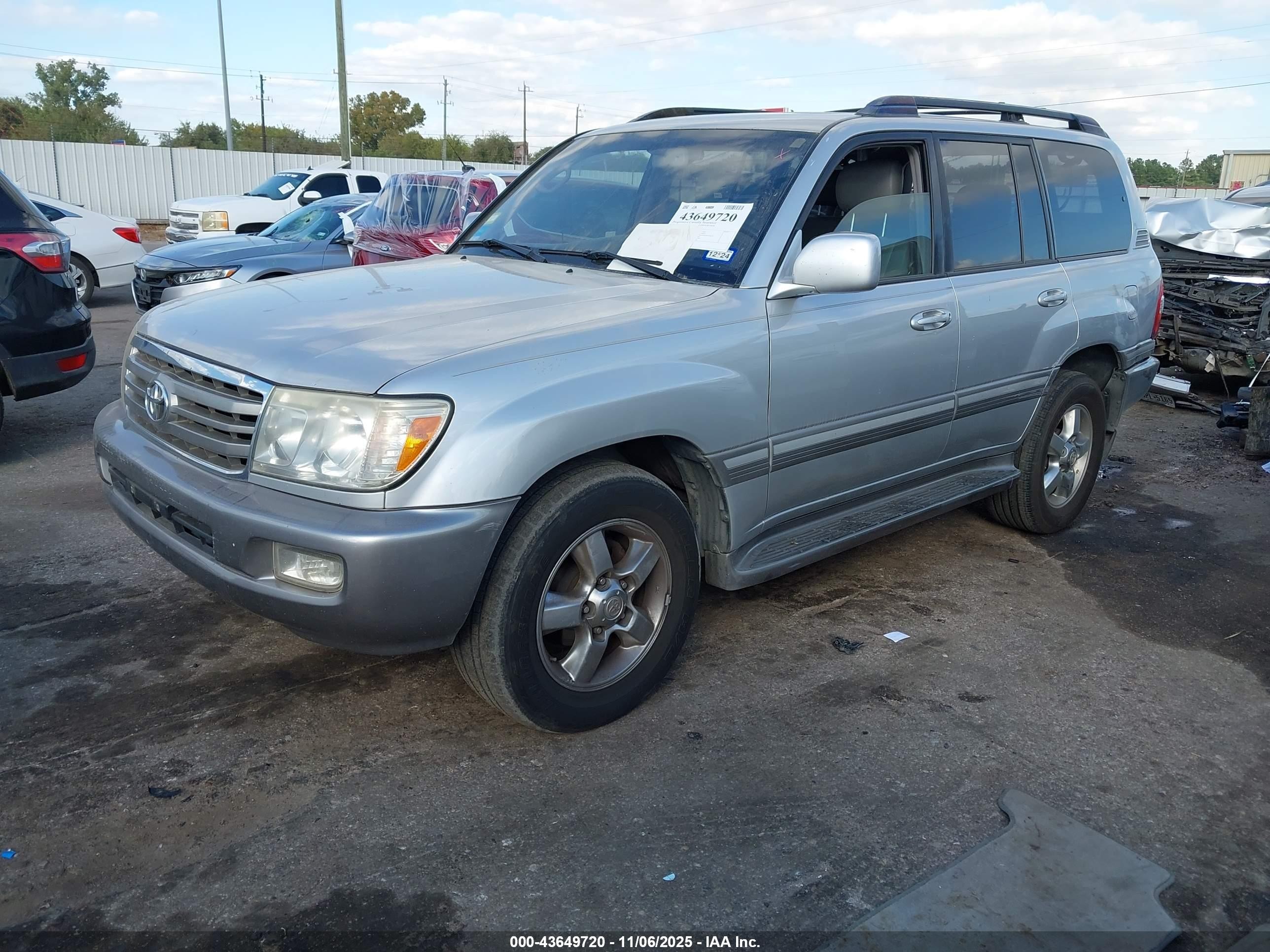 2006 Toyota Land Cruiser V8 Silver vin: JTEHT05J562088774