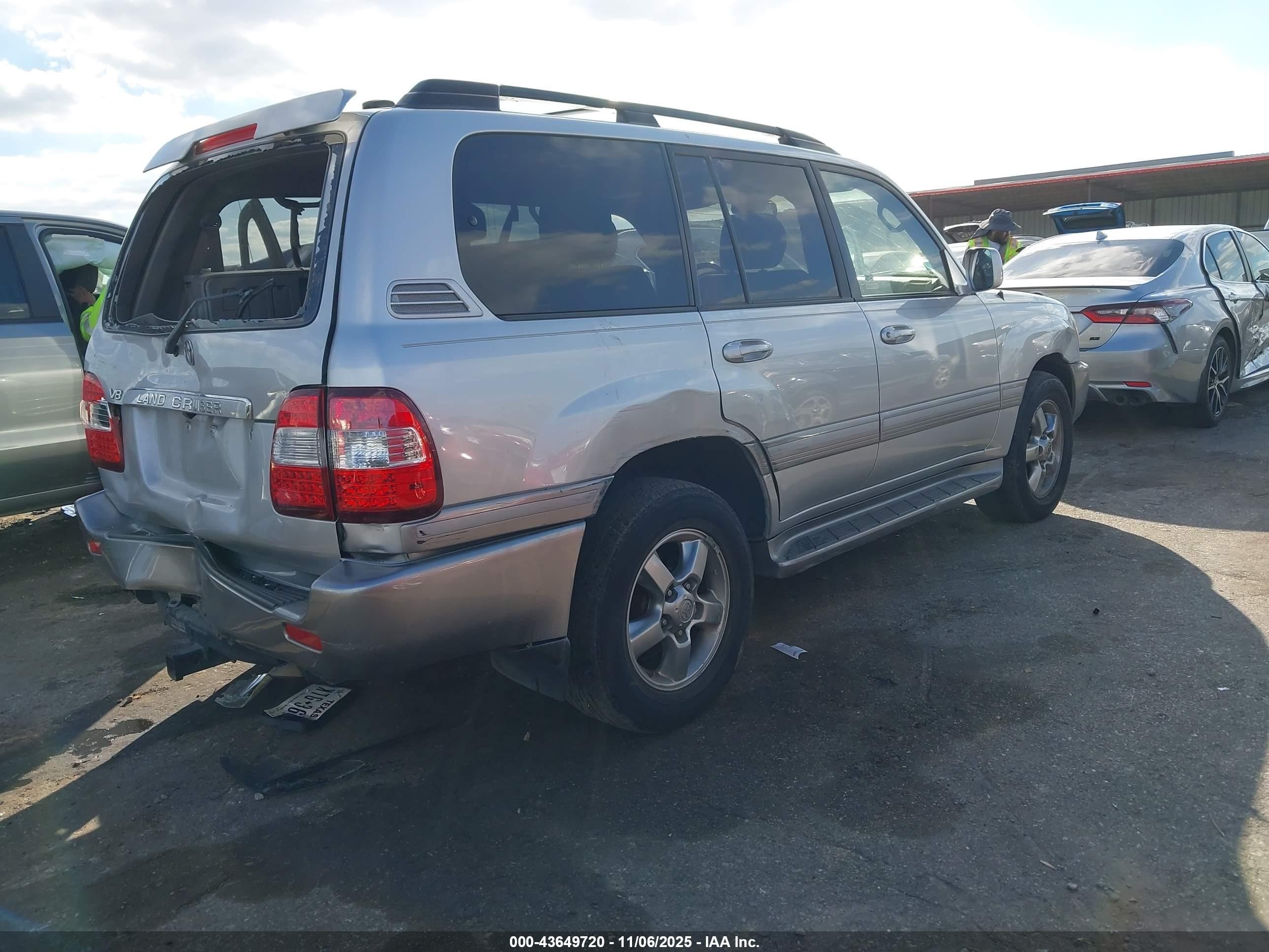 2006 Toyota Land Cruiser V8 Silver vin: JTEHT05J562088774