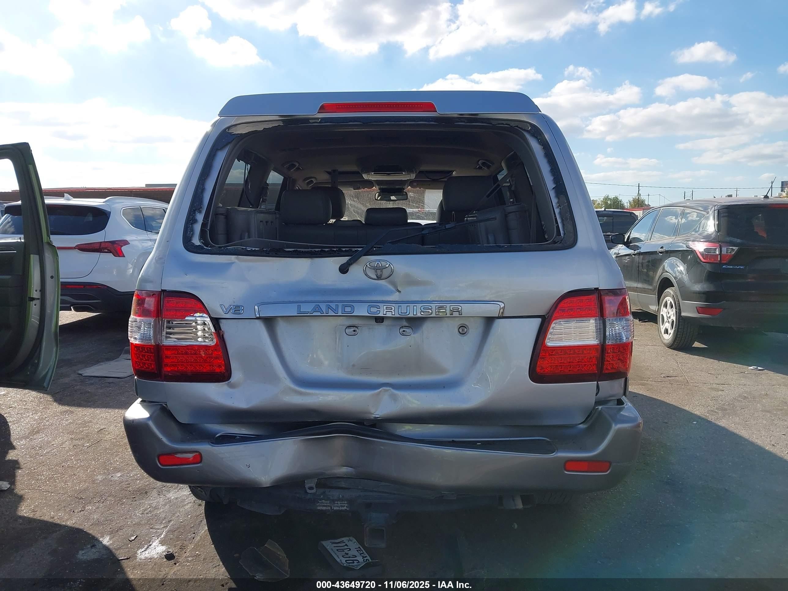 2006 Toyota Land Cruiser V8 Silver vin: JTEHT05J562088774