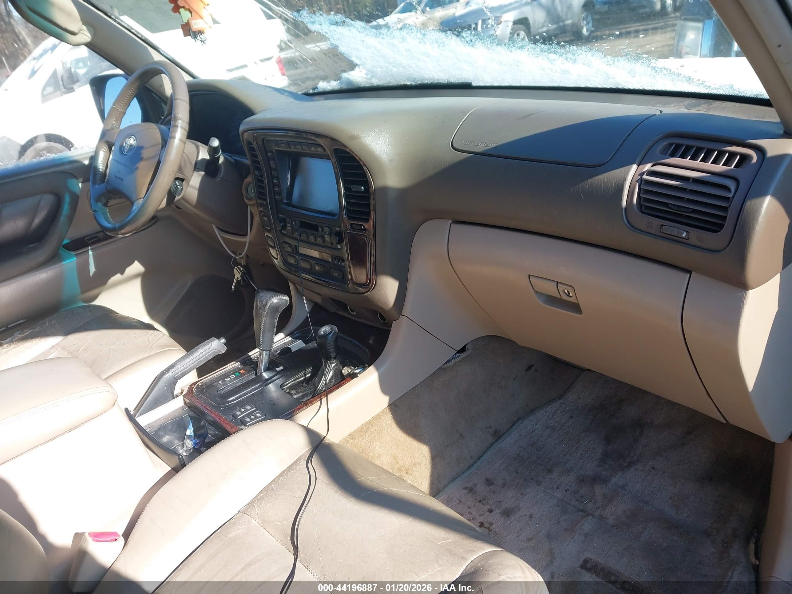 2001 Toyota Land Cruiser   Blue vin: JTEHT05J612000906