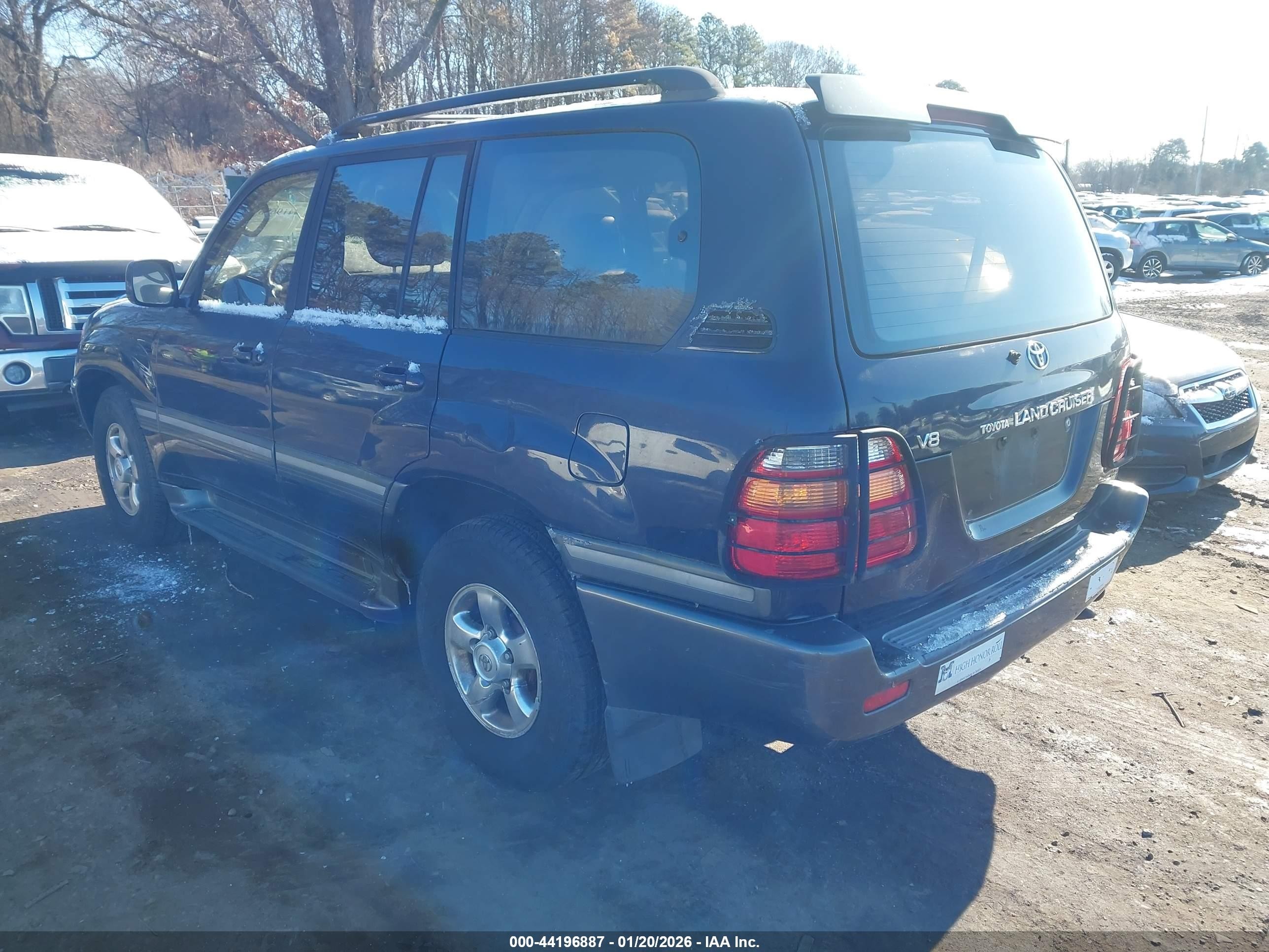 2001 Toyota Land Cruiser   Blue vin: JTEHT05J612000906
