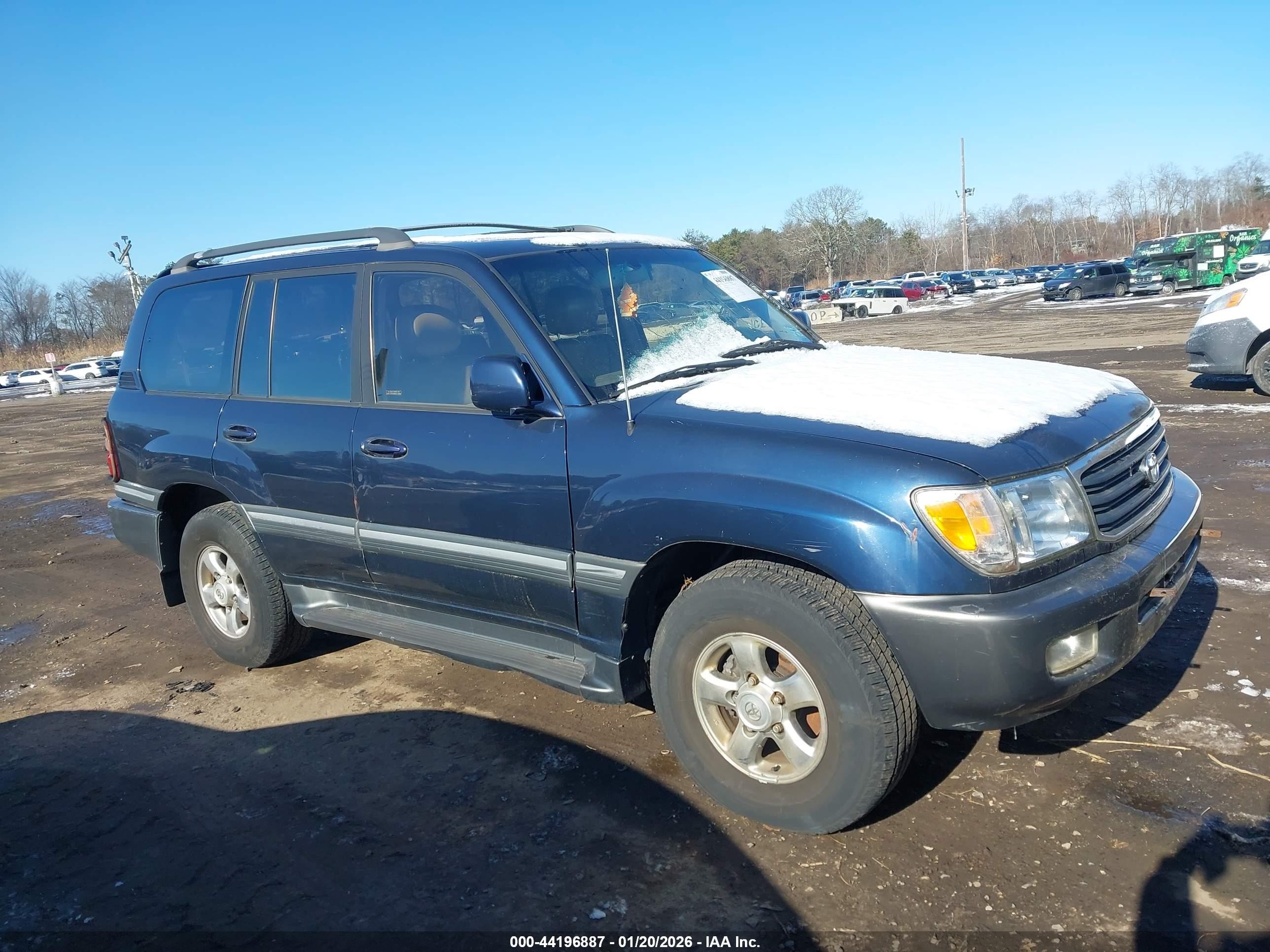 2001 Toyota Land Cruiser   Blue vin: JTEHT05J612000906