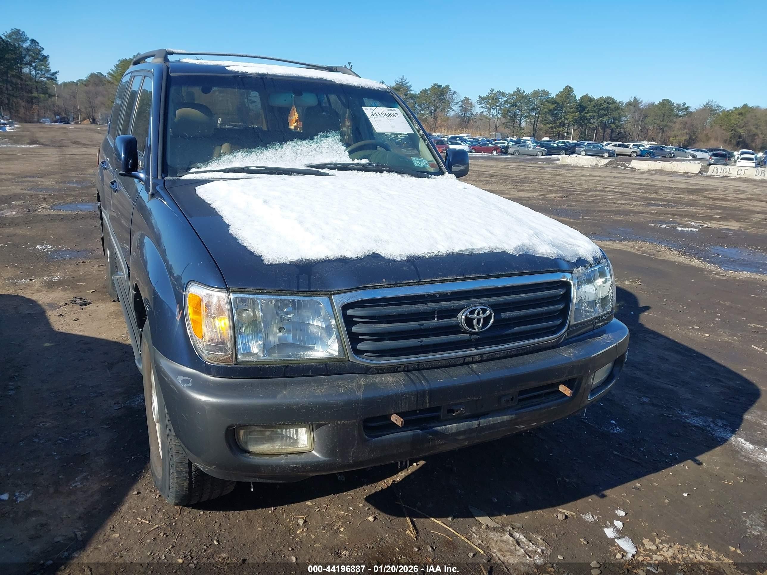2001 Toyota Land Cruiser   Blue vin: JTEHT05J612000906
