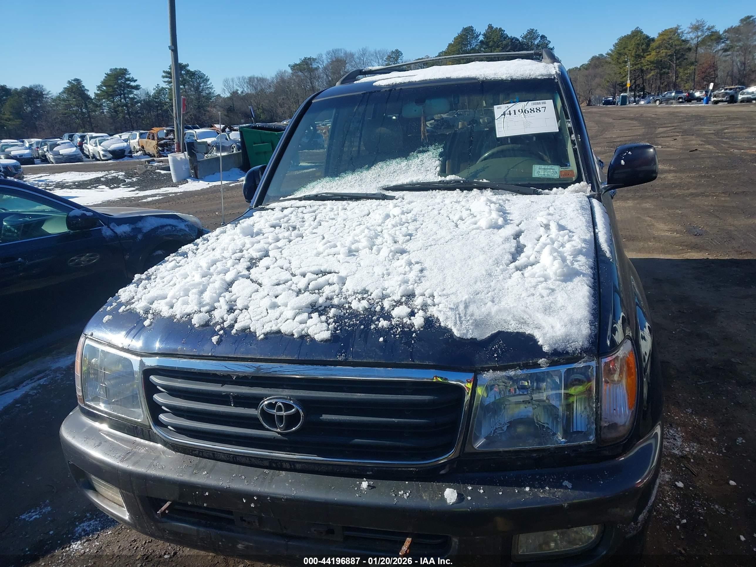 2001 Toyota Land Cruiser   Blue vin: JTEHT05J612000906