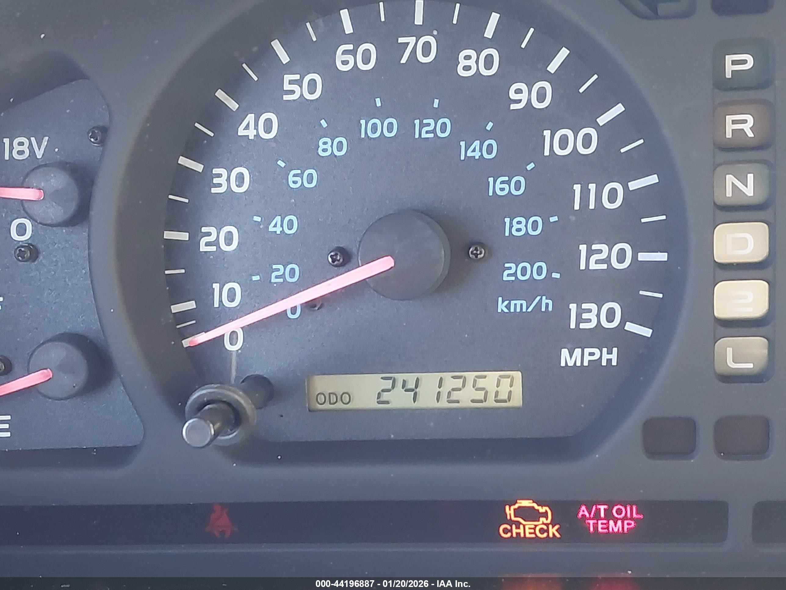 2001 Toyota Land Cruiser   Blue vin: JTEHT05J612000906