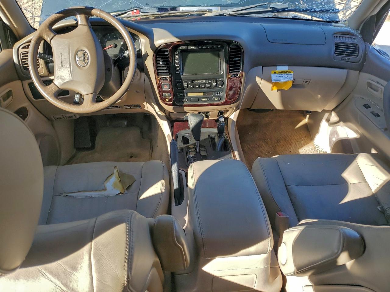 2001 Toyota Land Cruiser Green vin: JTEHT05J612016717