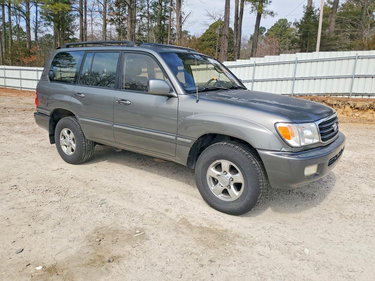 2002 Toyota Land Cruiser Base Gray vin: JTEHT05J622019571