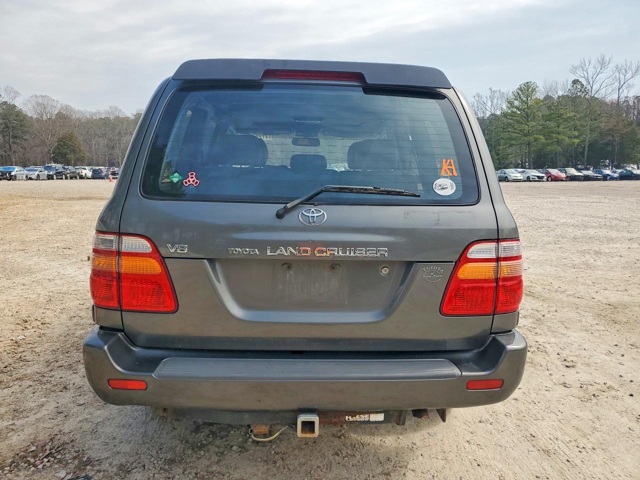 2002 Toyota Land Cruiser Base Gray vin: JTEHT05J622019571