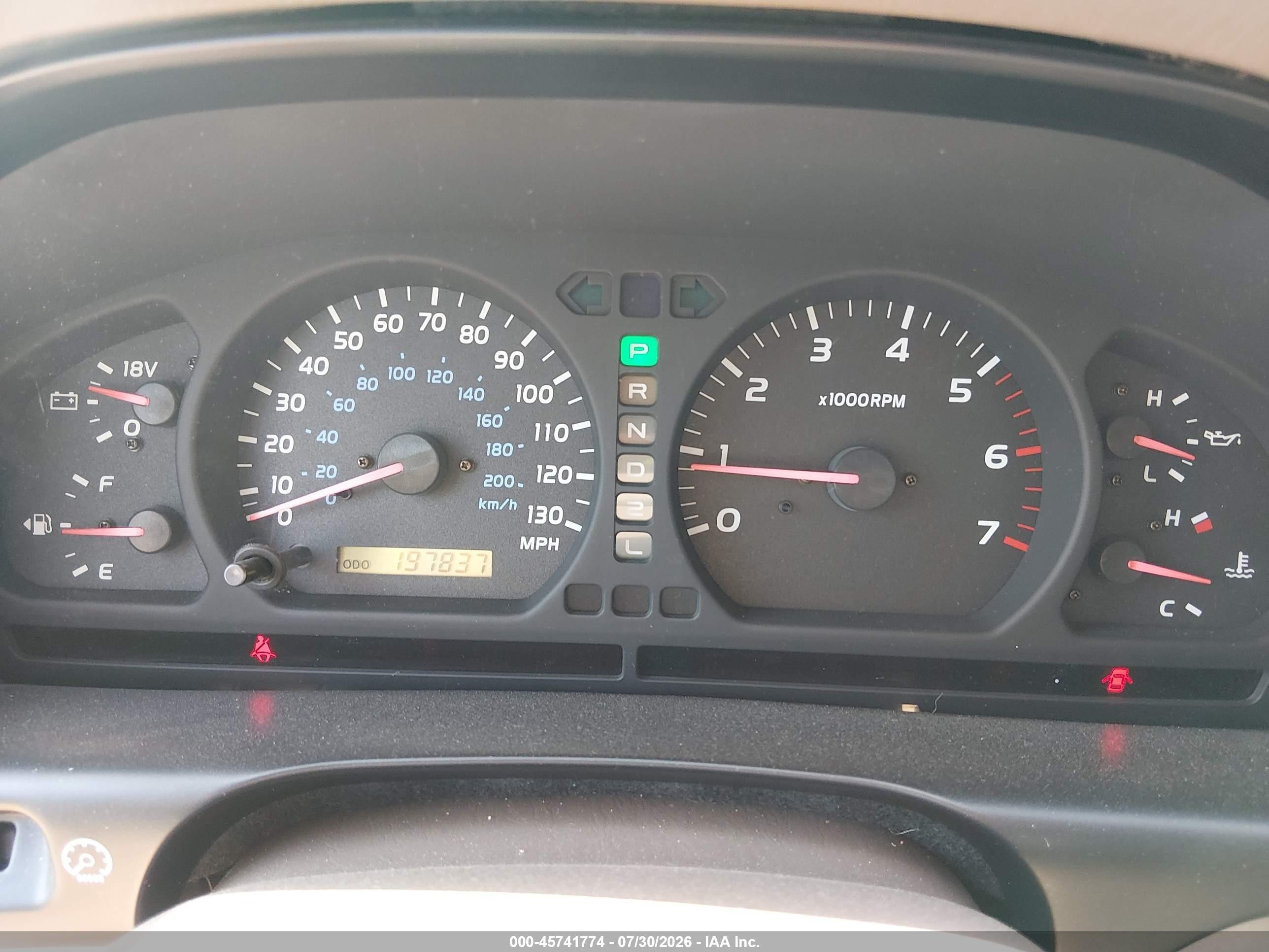 2002 Toyota Land Cruiser   Green vin: JTEHT05J622027170