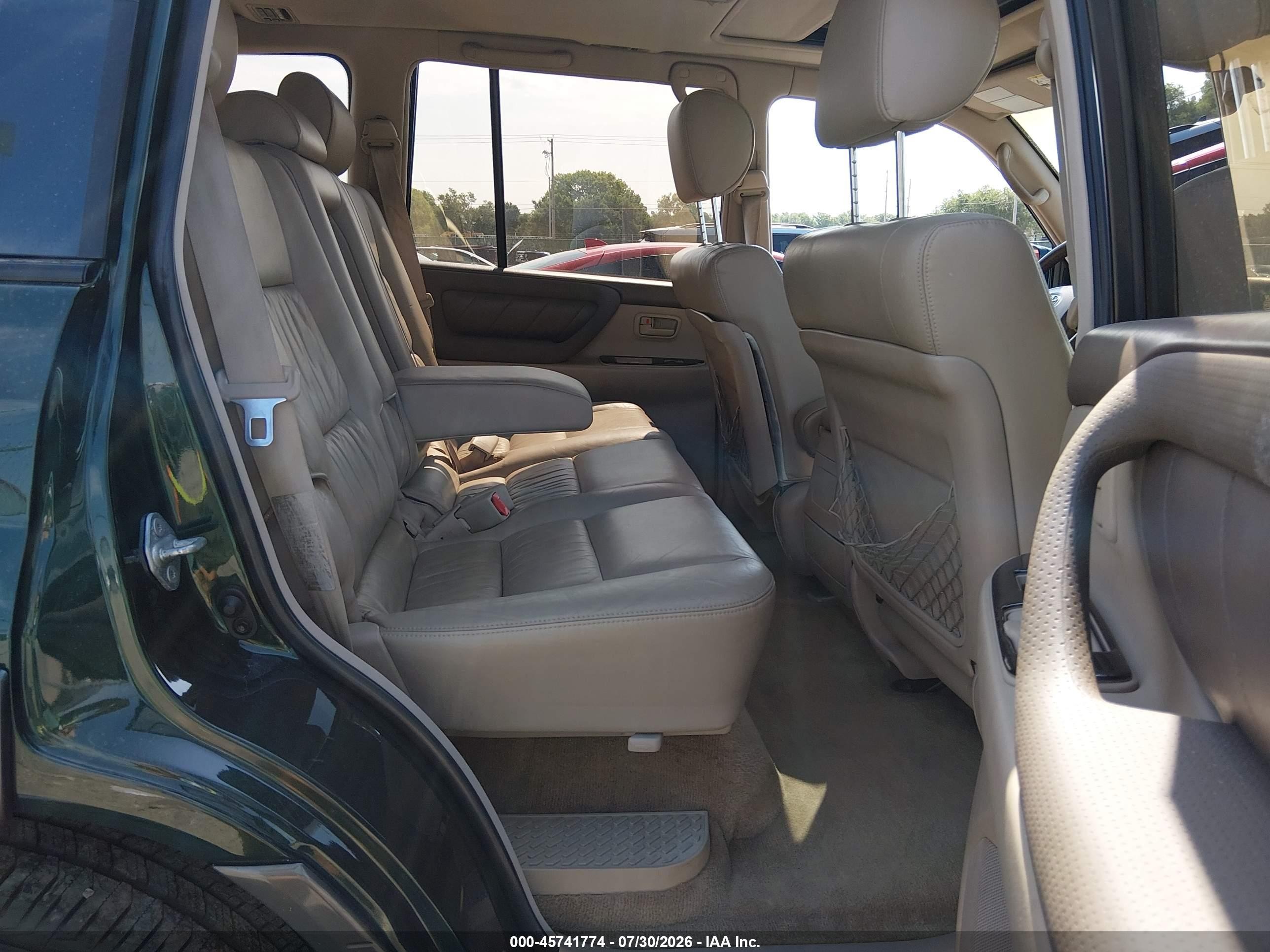 2002 Toyota Land Cruiser   Green vin: JTEHT05J622027170