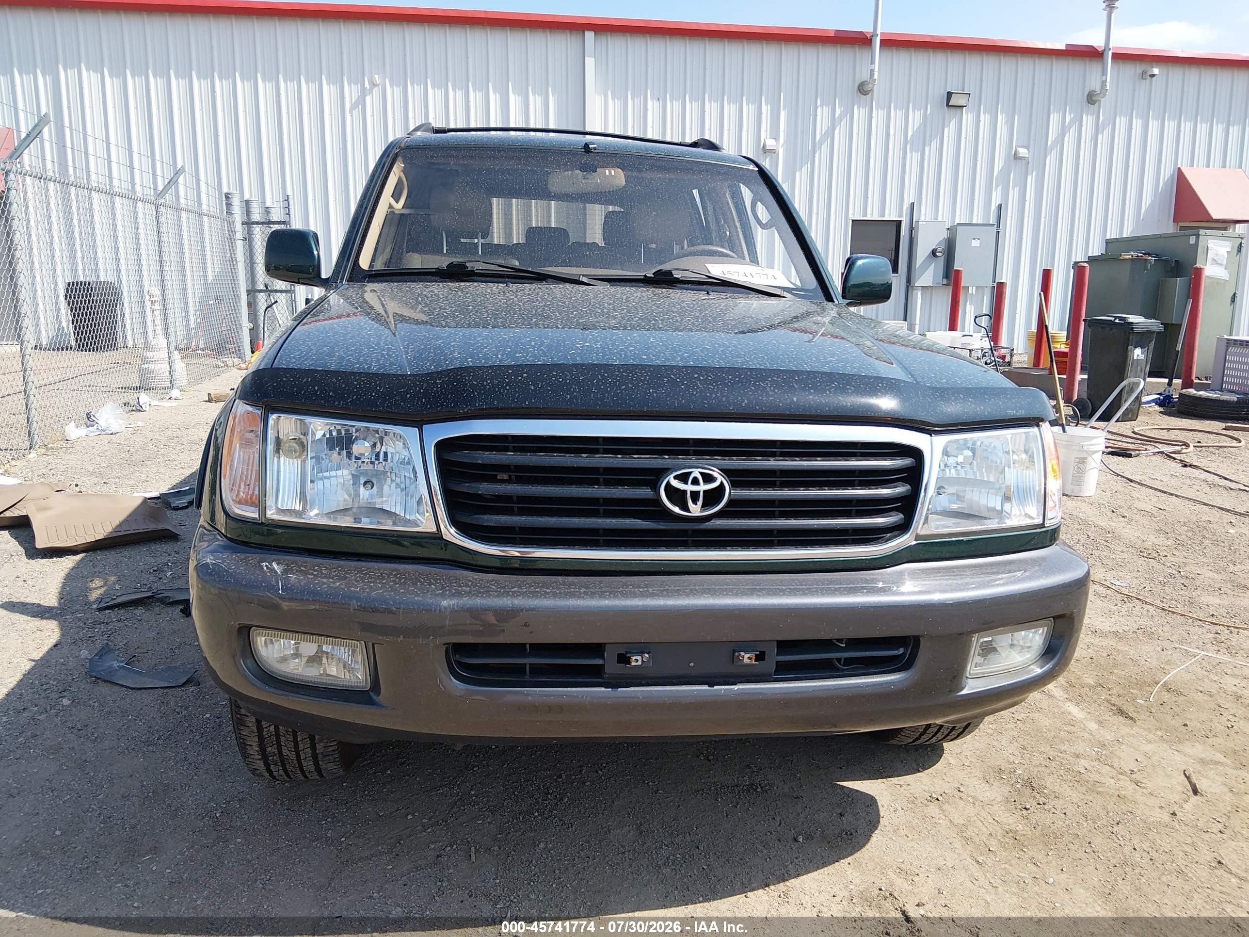 2002 Toyota Land Cruiser   Green vin: JTEHT05J622027170