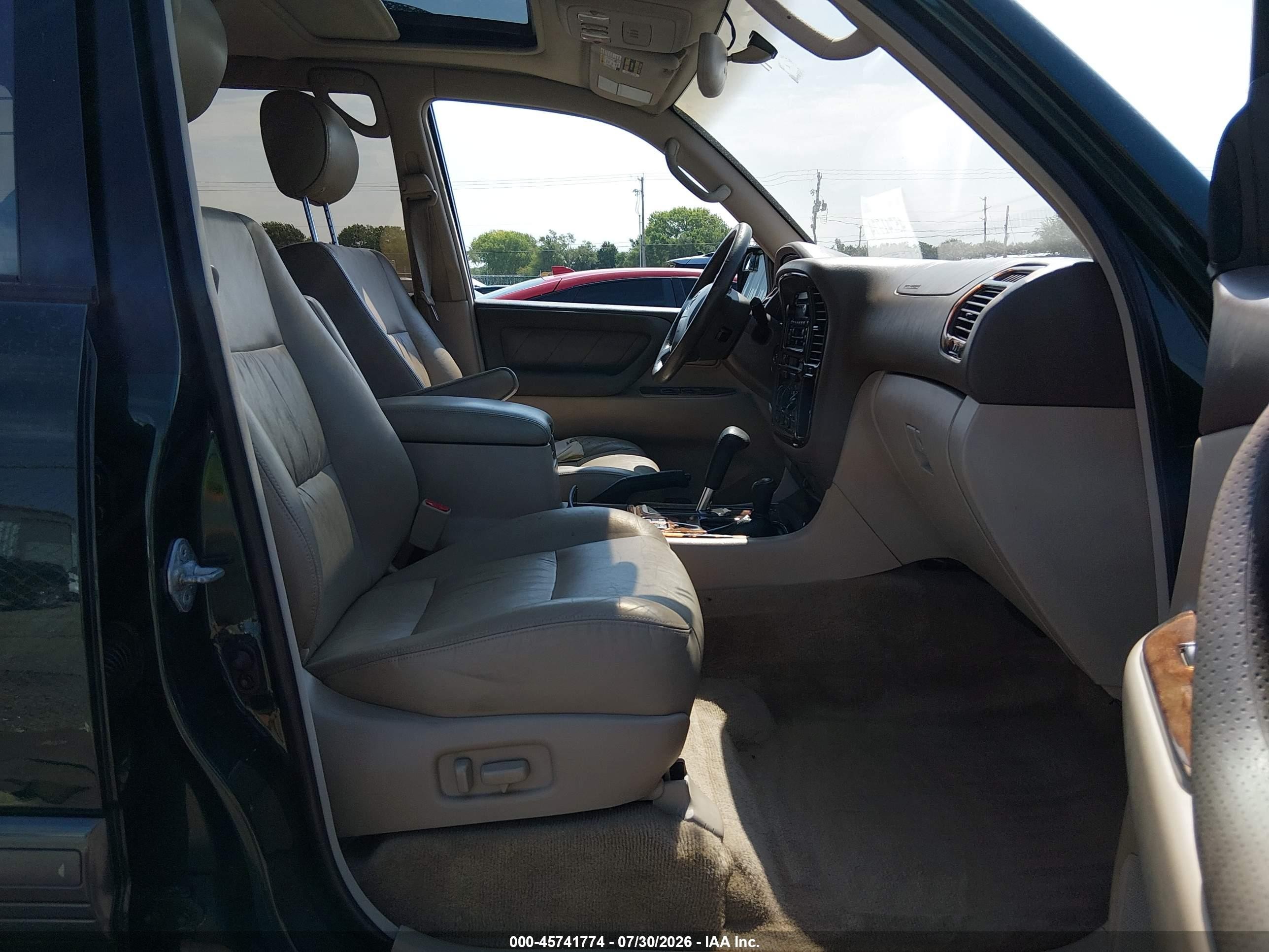 2002 Toyota Land Cruiser   Green vin: JTEHT05J622027170