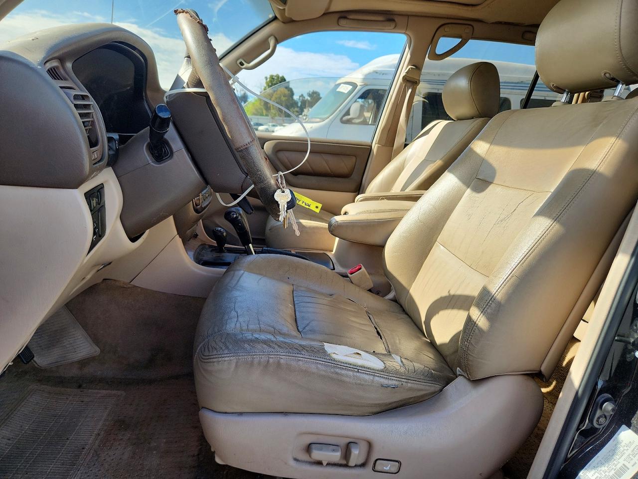 2002 Toyota Land Cruiser Base Black vin: JTEHT05J622027685
