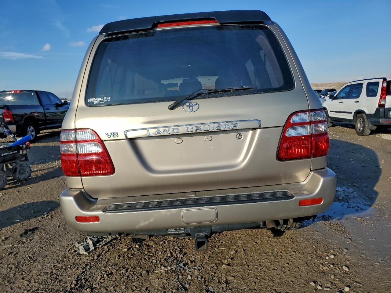 2003 Toyota Land Cruiser Silver vin: JTEHT05J632031737