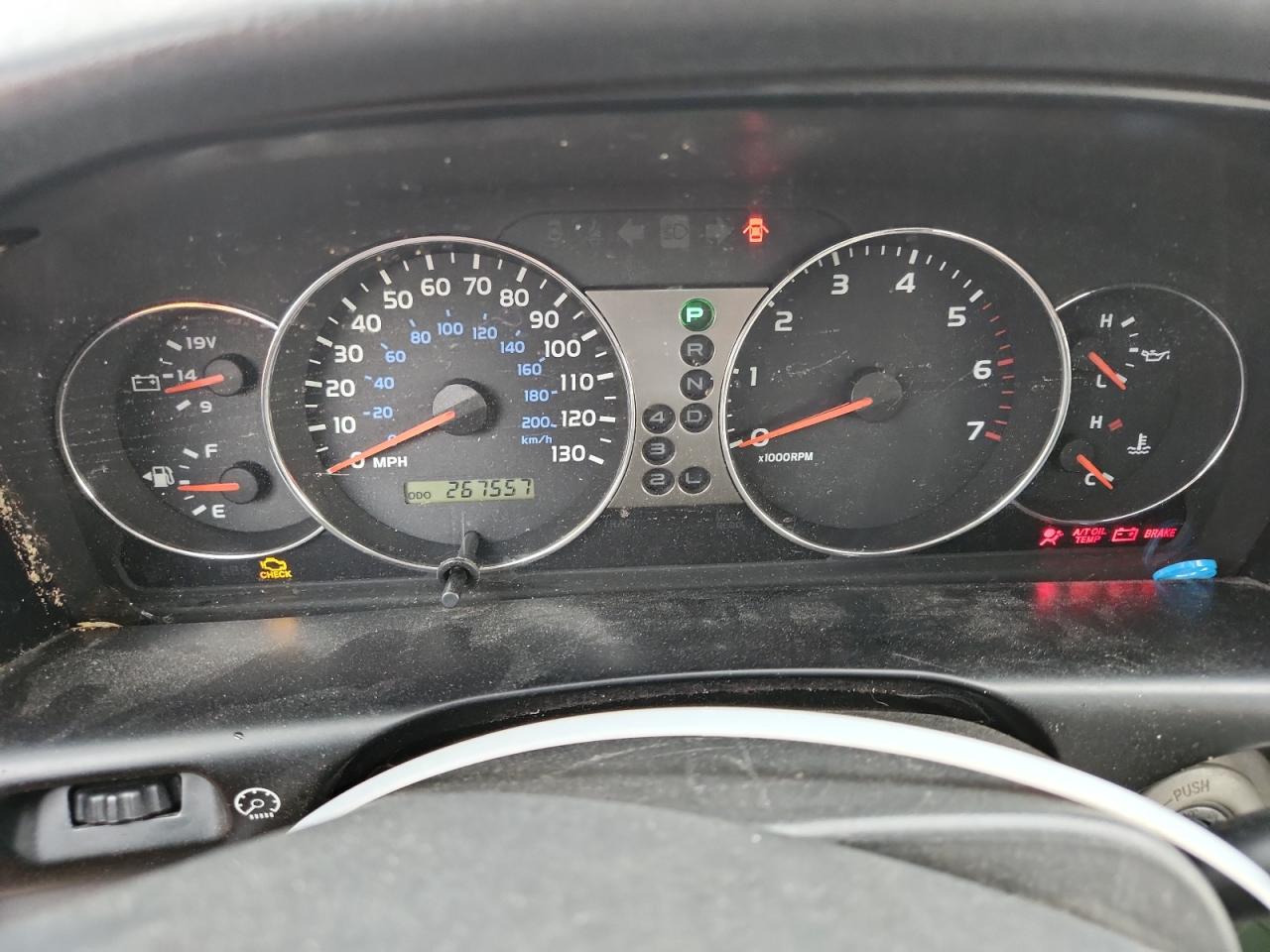2003 Toyota Land Cruiser Charcoal vin: JTEHT05J632035688