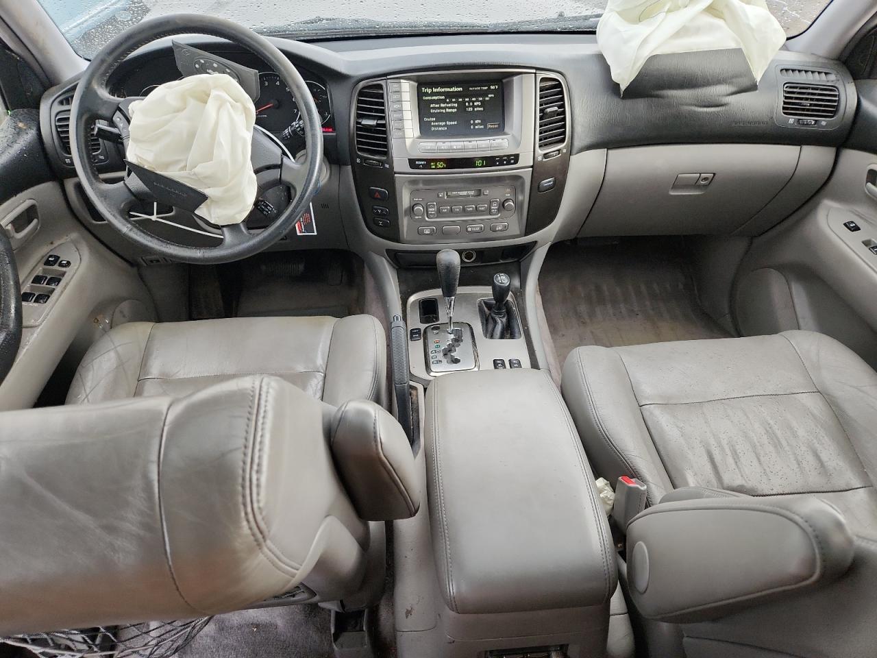 2003 Toyota Land Cruiser Charcoal vin: JTEHT05J632035688