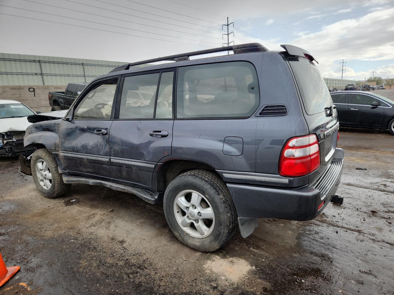 2003 Toyota Land Cruiser Charcoal vin: JTEHT05J632035688