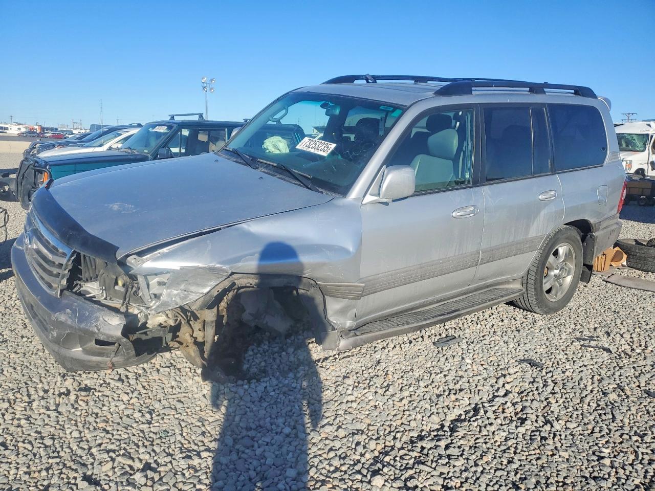 2006 Toyota Land Cruiser Silver vin: JTEHT05J662086659